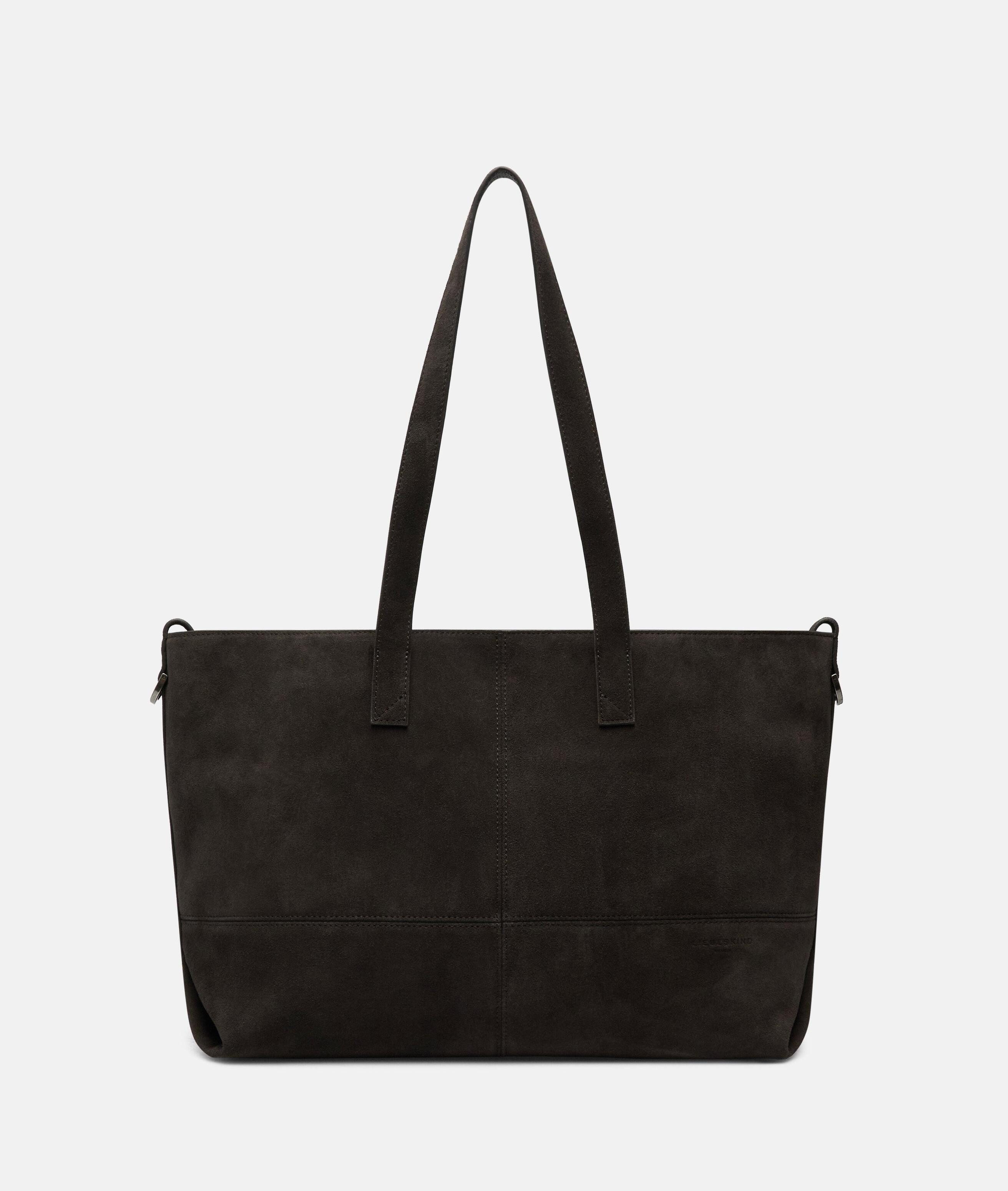 Liebeskind Berlin Shopper Ariel Shopper M, Geräumige Tasche aus weichem Veloursleder