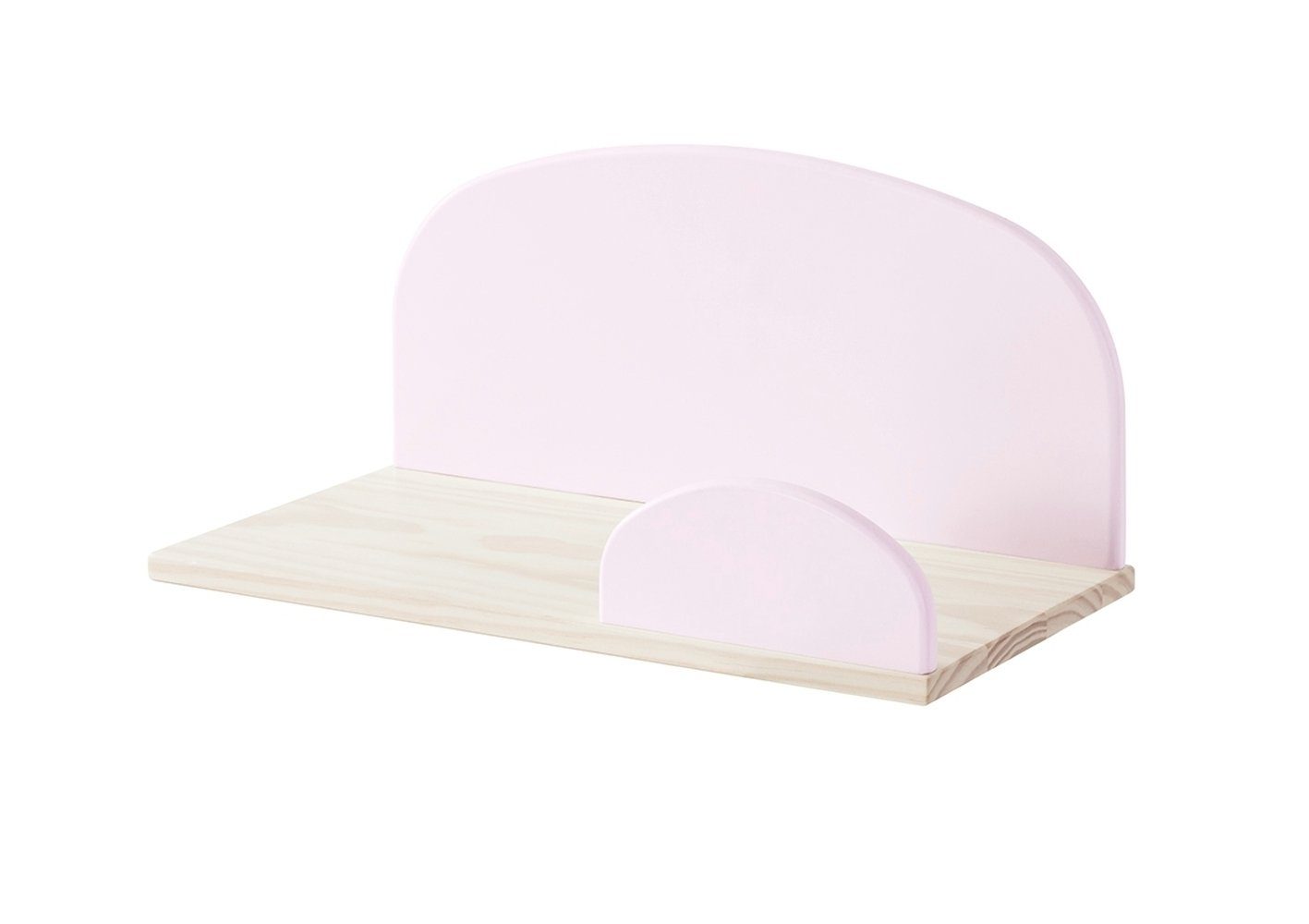 Wandregal Massiv (BxHxT) aus und möbelando cm KIDDY, Kiefer Abmessungen rosa. 45x25x22 MDF in