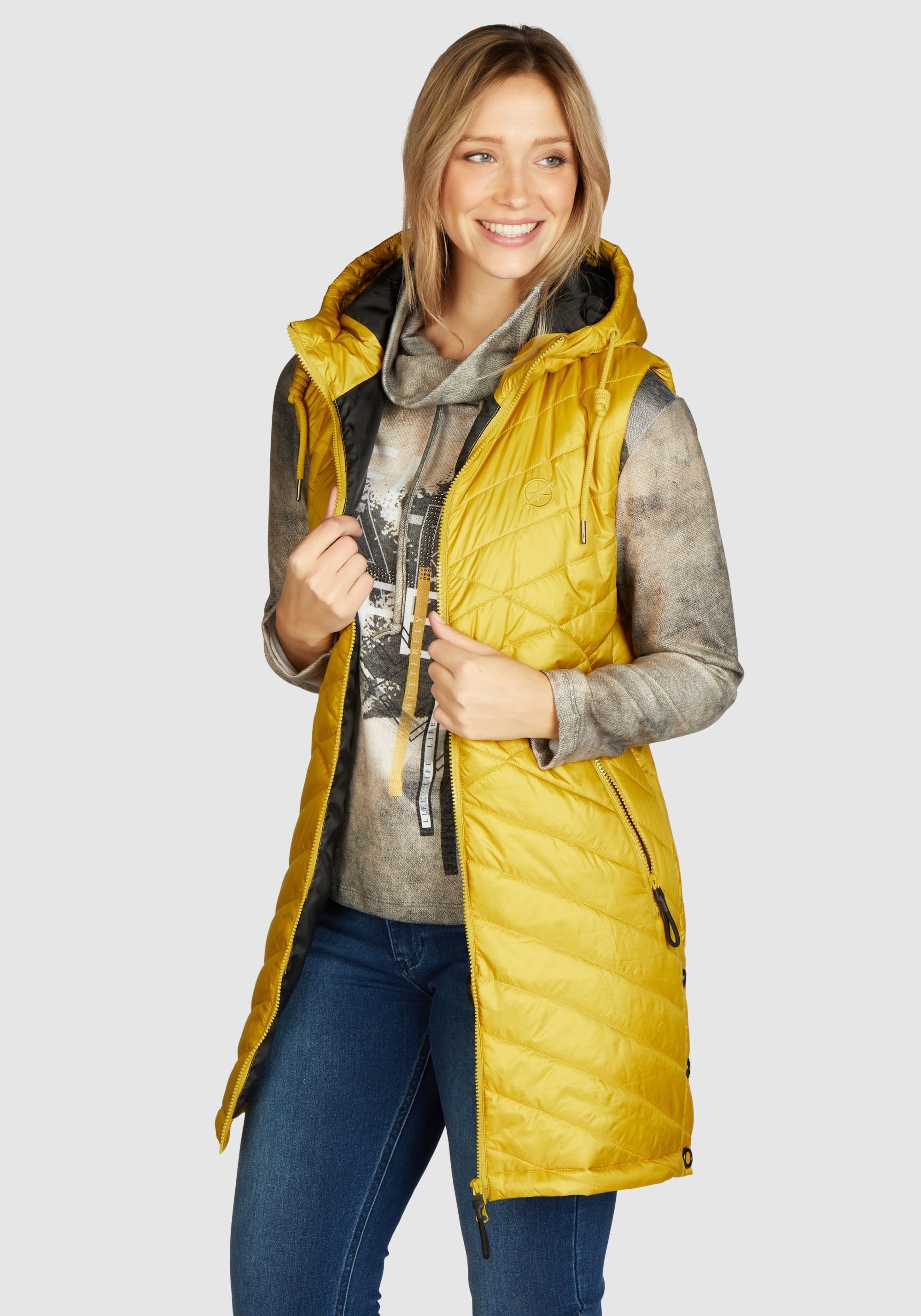 NAVIGAZIONE Steppweste mit Kapuze