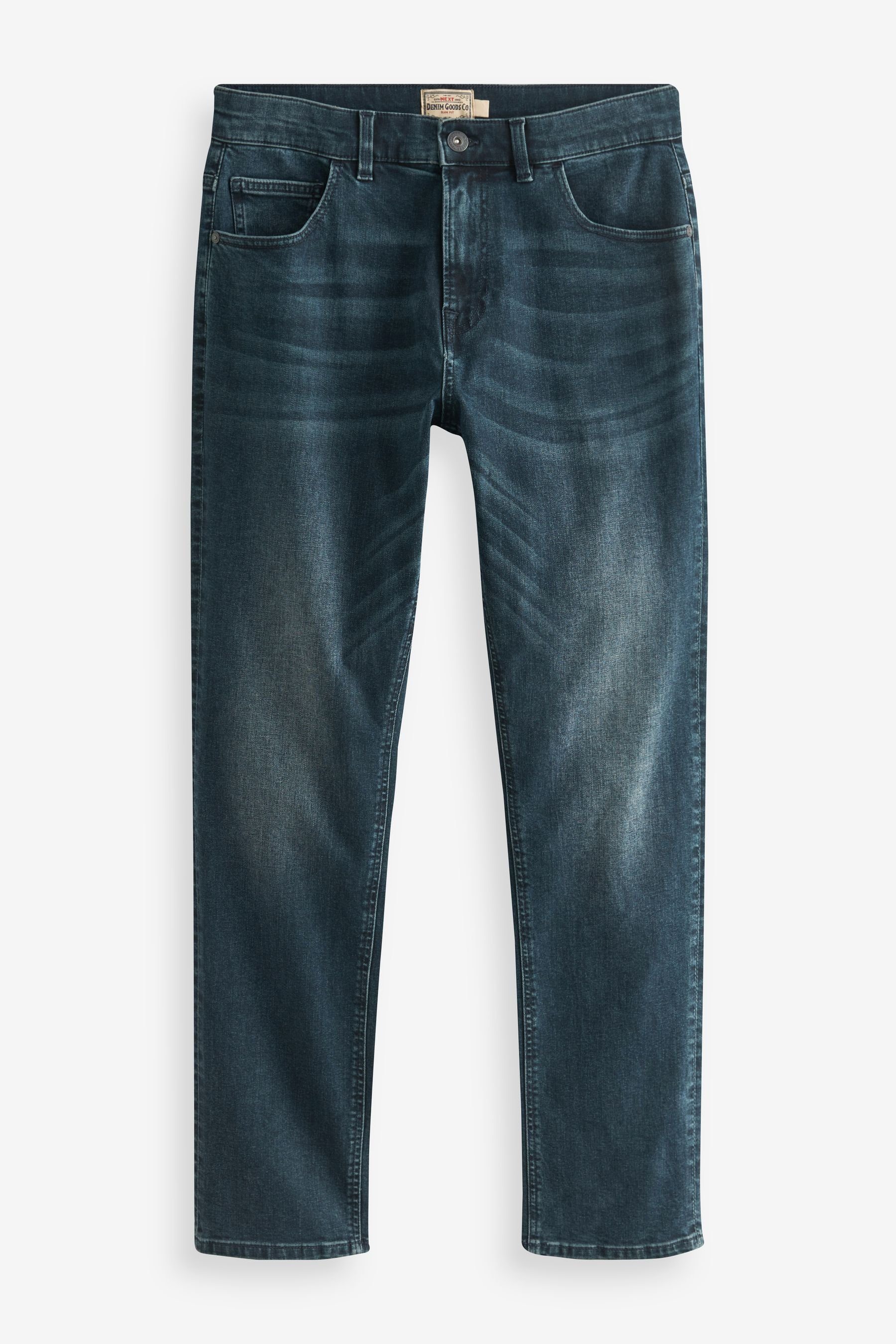 Next Slim-fit-Jeans Essential Slim Fit Jeans mit Stretch (1-tlg) Deep Blue Tint