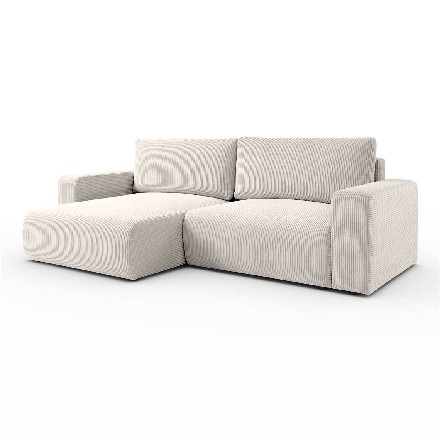 Lookway Ecksofa OPERA L-Form Couch, mit Bettfunktion und Bettkasten