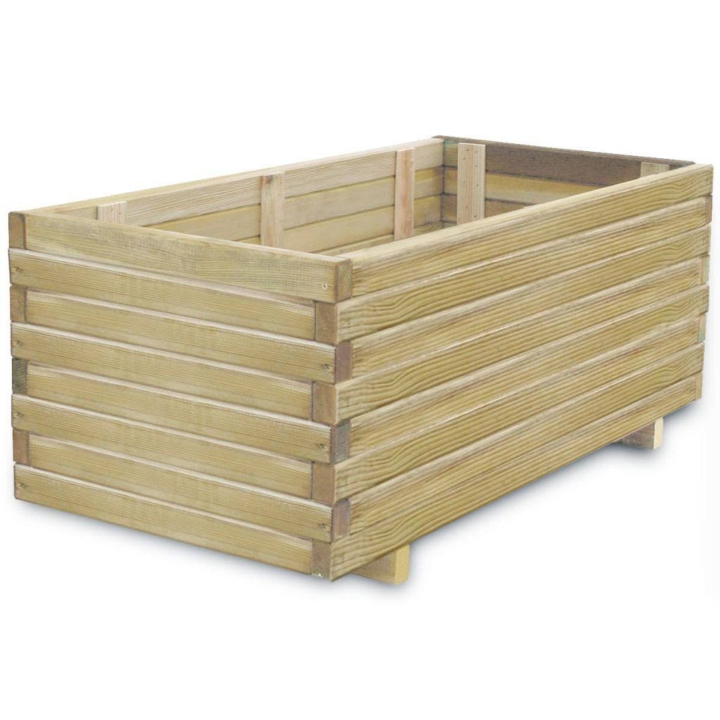 vidaXL Hochbeet 100 x 50 x 40 cm Hochbeet 100x50x40 cm Holz Rechteckig