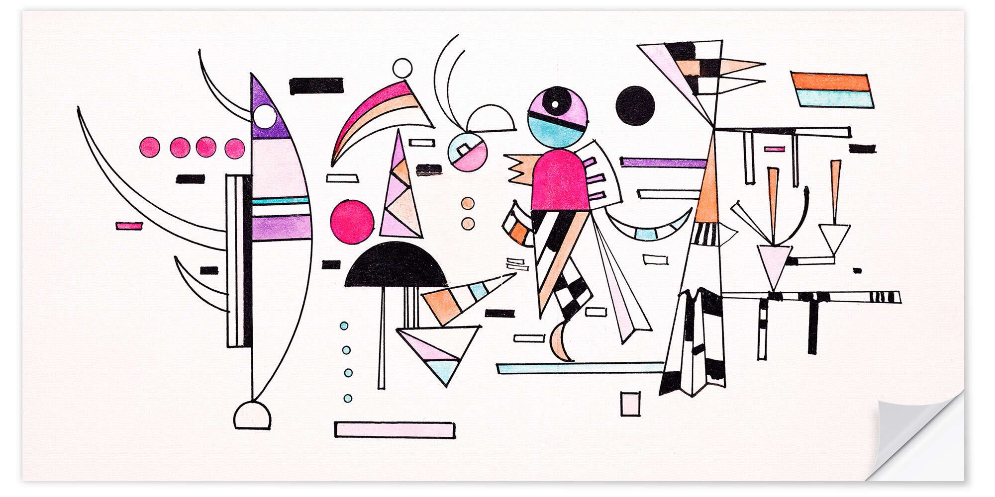 Wandfolie Wassily Kandinsky