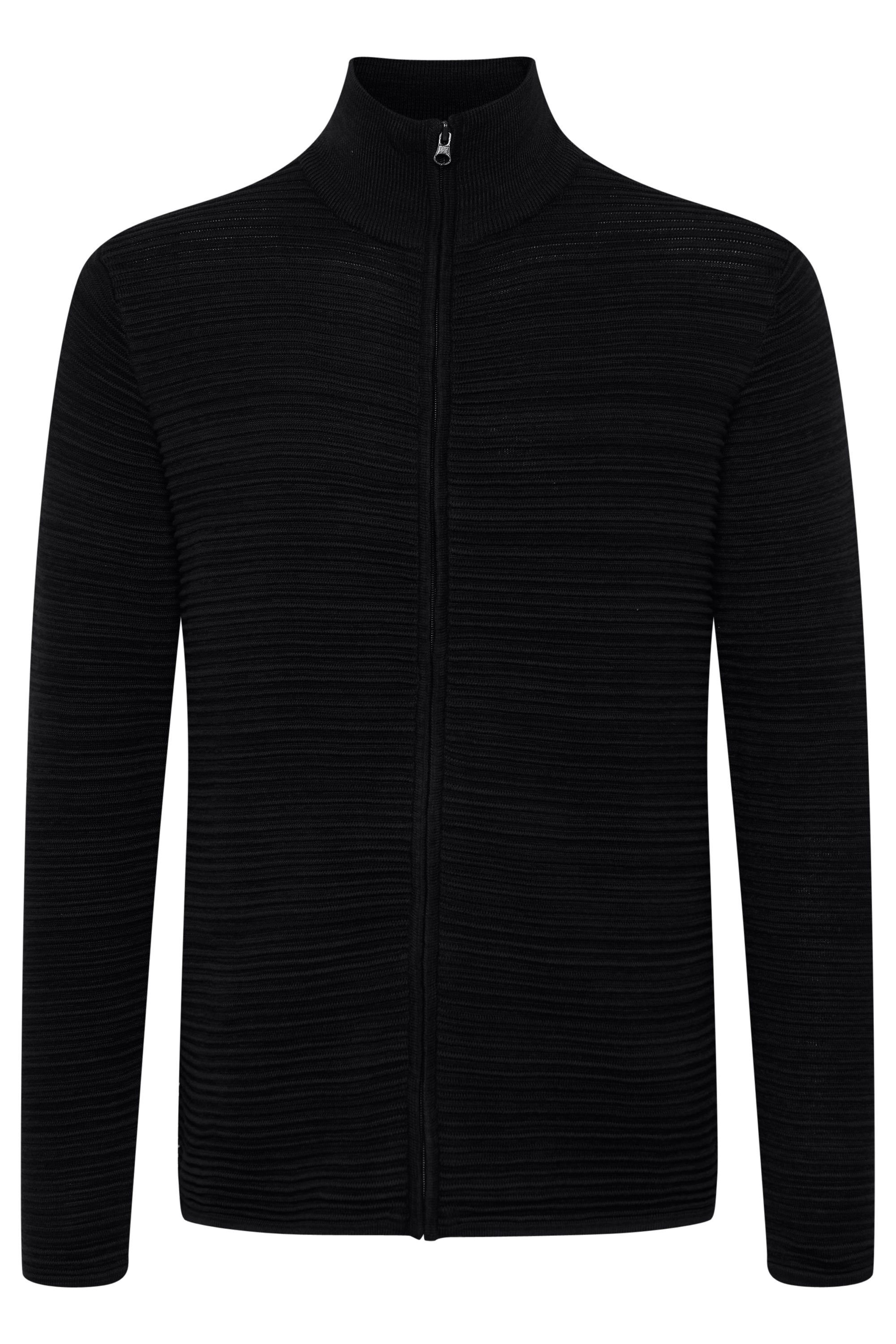 - Stehkragen Strickjacke cardigan !Solid Knit 21102780 6182904, (7990001) SDStruan BLACK - Strickjacke MEL mit