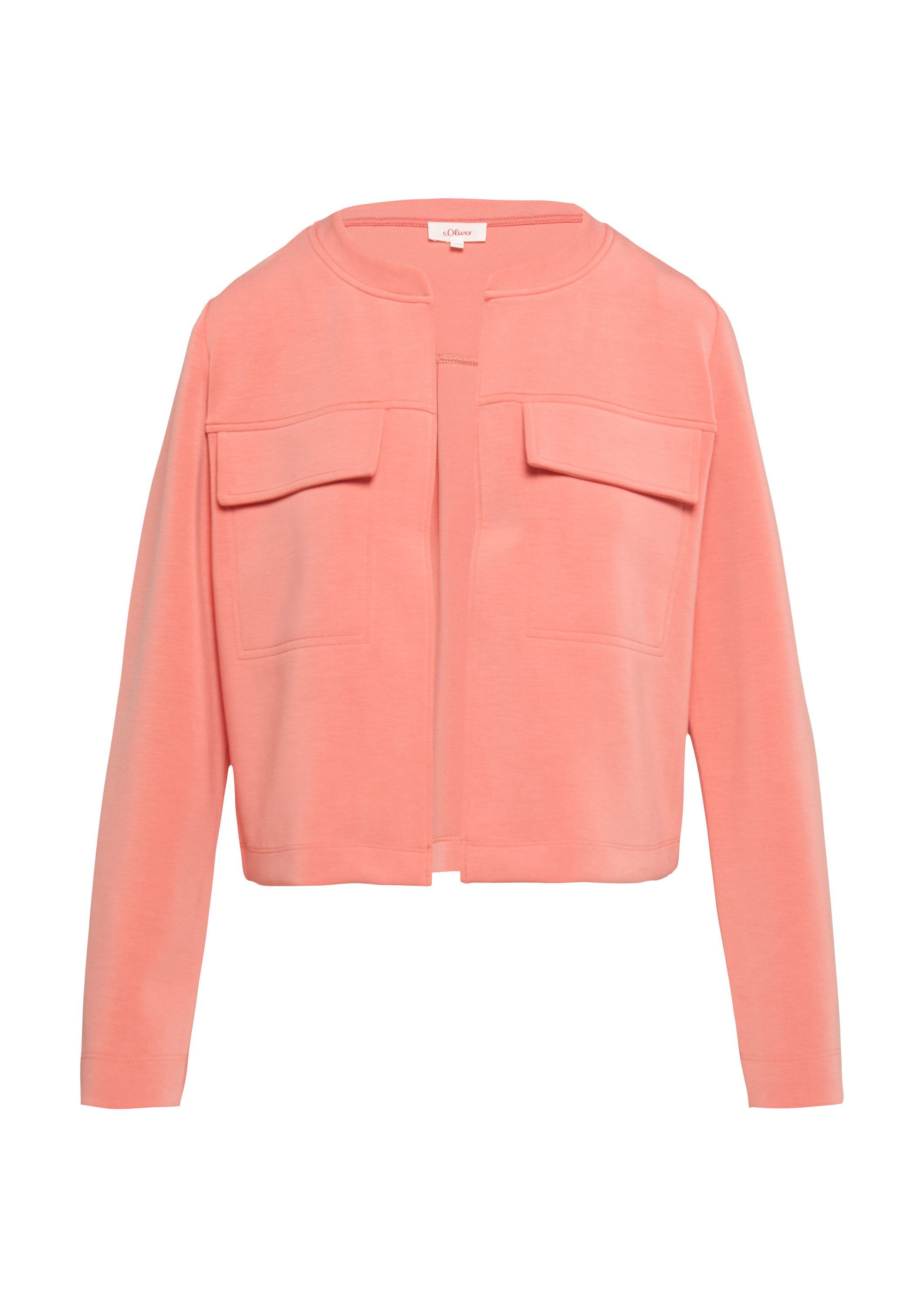 s.Oliver Funktionsjacke Indoor-Jacke Scuba-Jacke im Relaxed günstig online kaufen