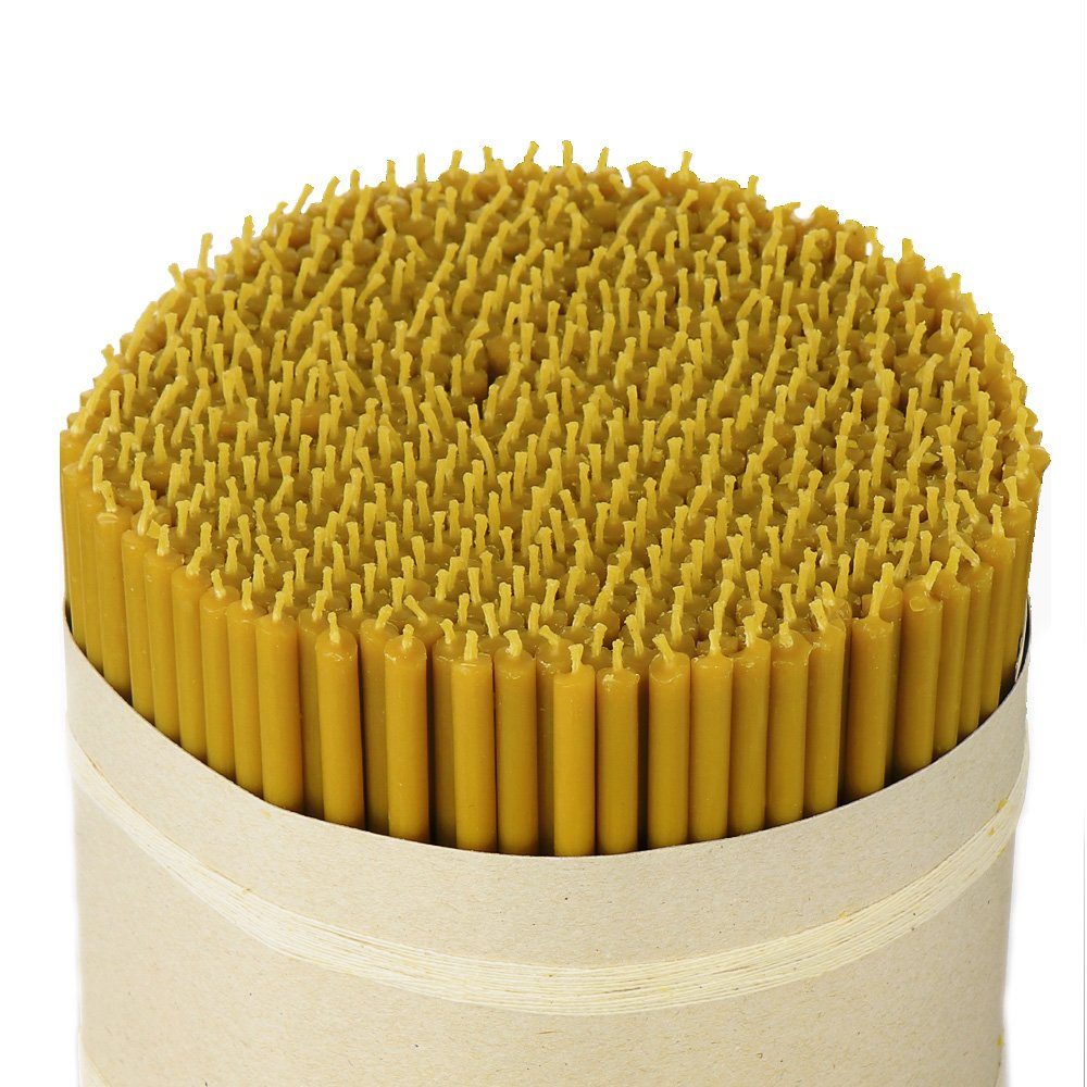 NKlaus Bienenwachskerze 5,9kg Qualität Bienenwachs Dünne Kerzen