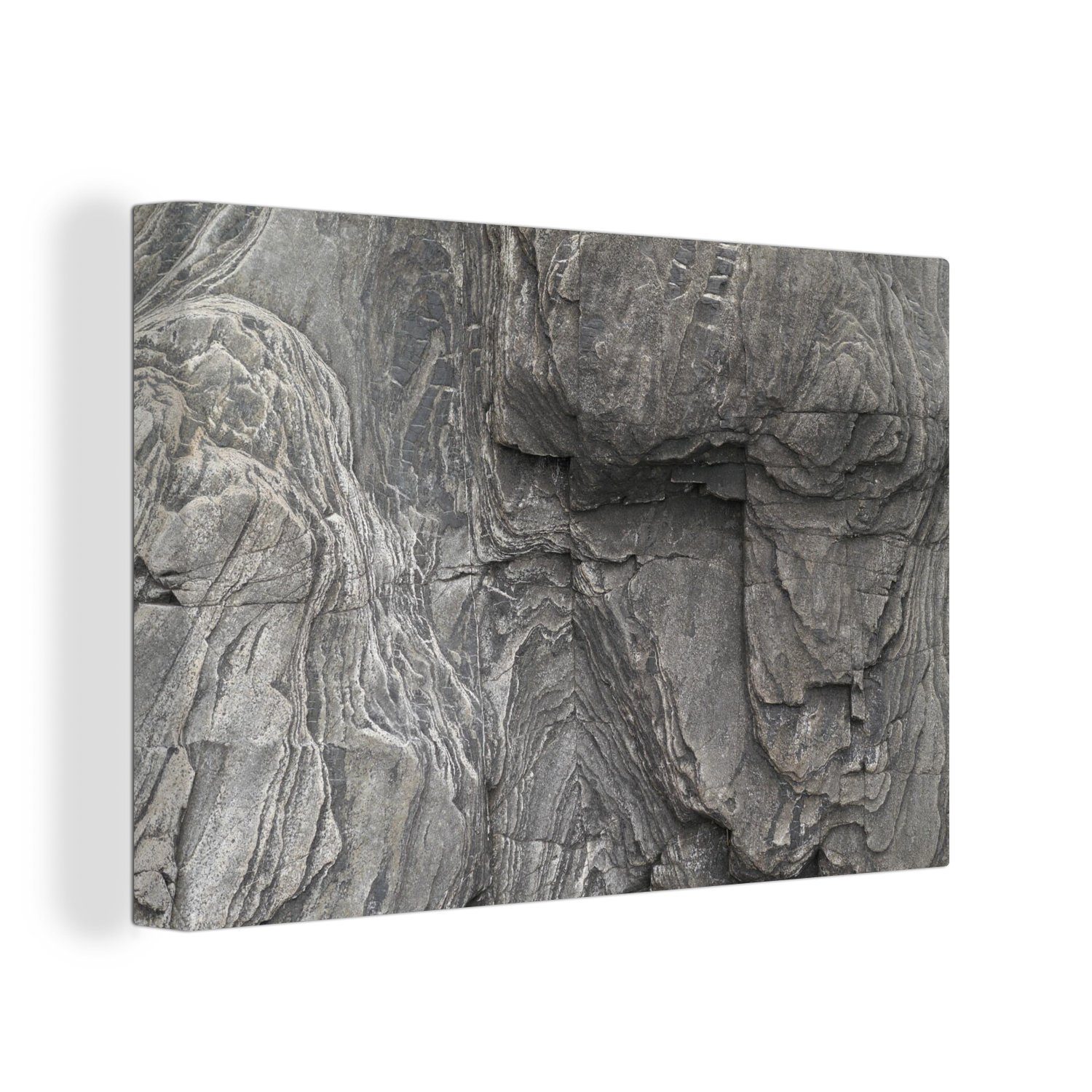 Felsen Leinwandbilder, Leinwandbild OneMillionCanvasses® St), cm (1 30x20 Aufhängefertig, - Natur, - Wanddeko, Steine Wandbild