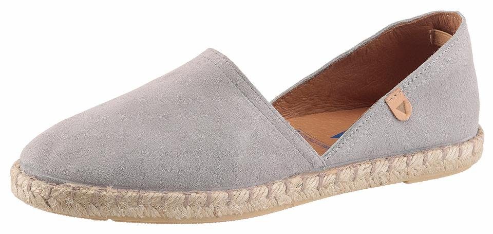 VERBENAS Espadrille mit Jute-Rahmen hellgrau typischem