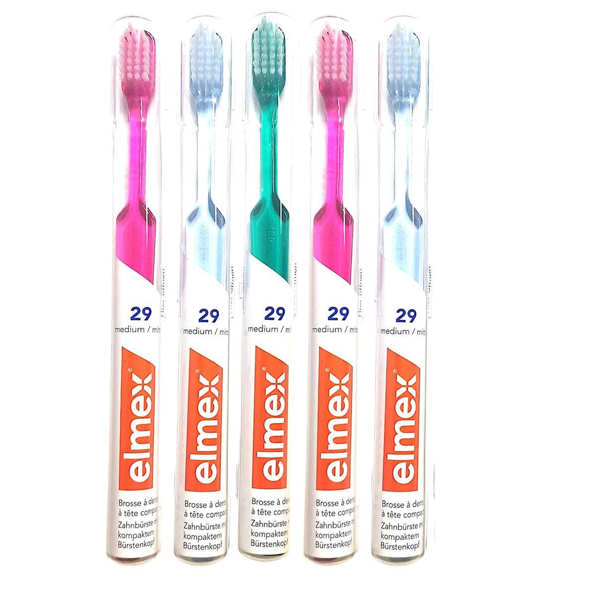 elmex Zahnbürste 5x Elmex Zahnbürste 29 mittel