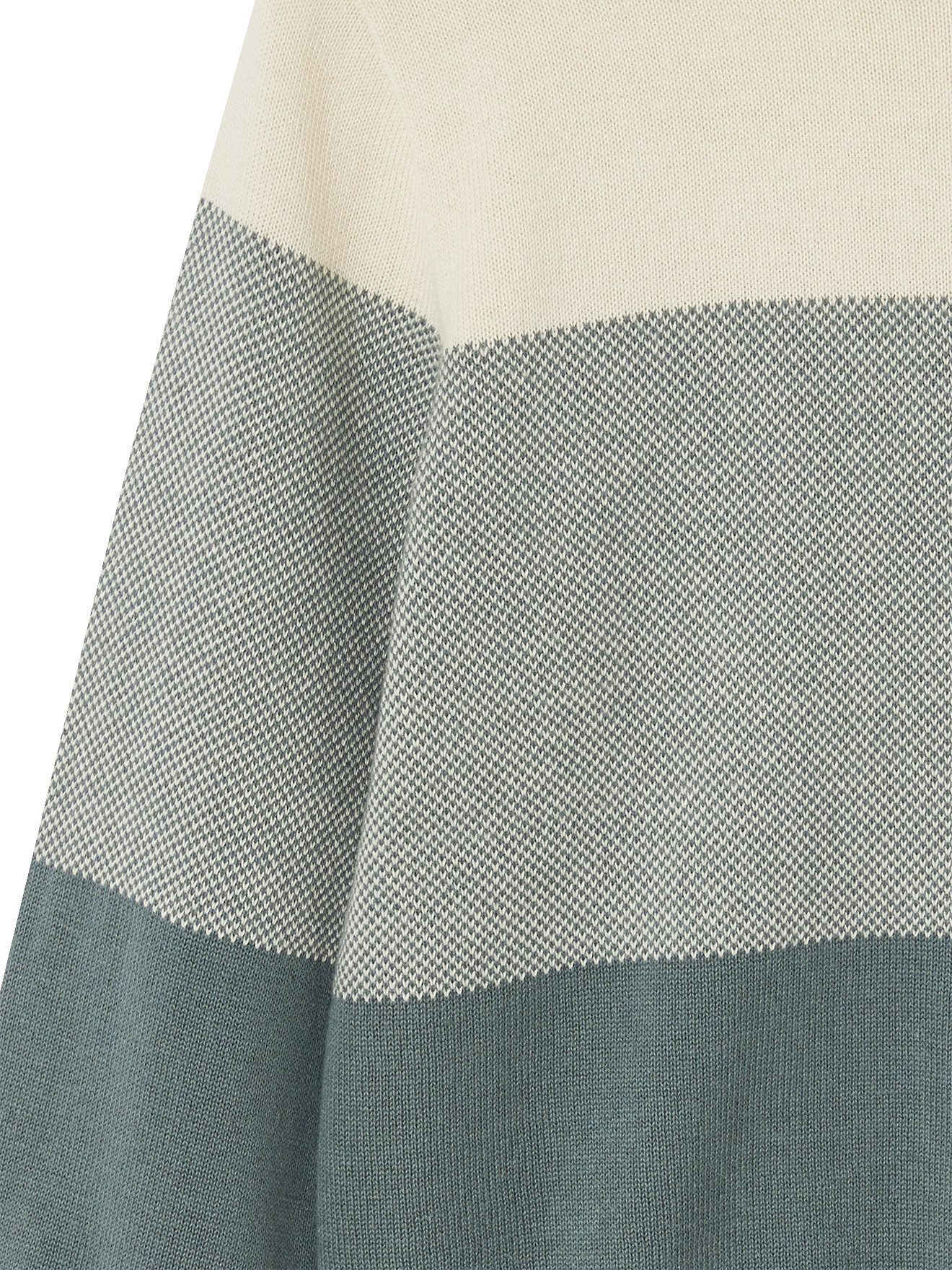vertbaudet Pullunder Jungen Pullover mit Colorblock-Streifen