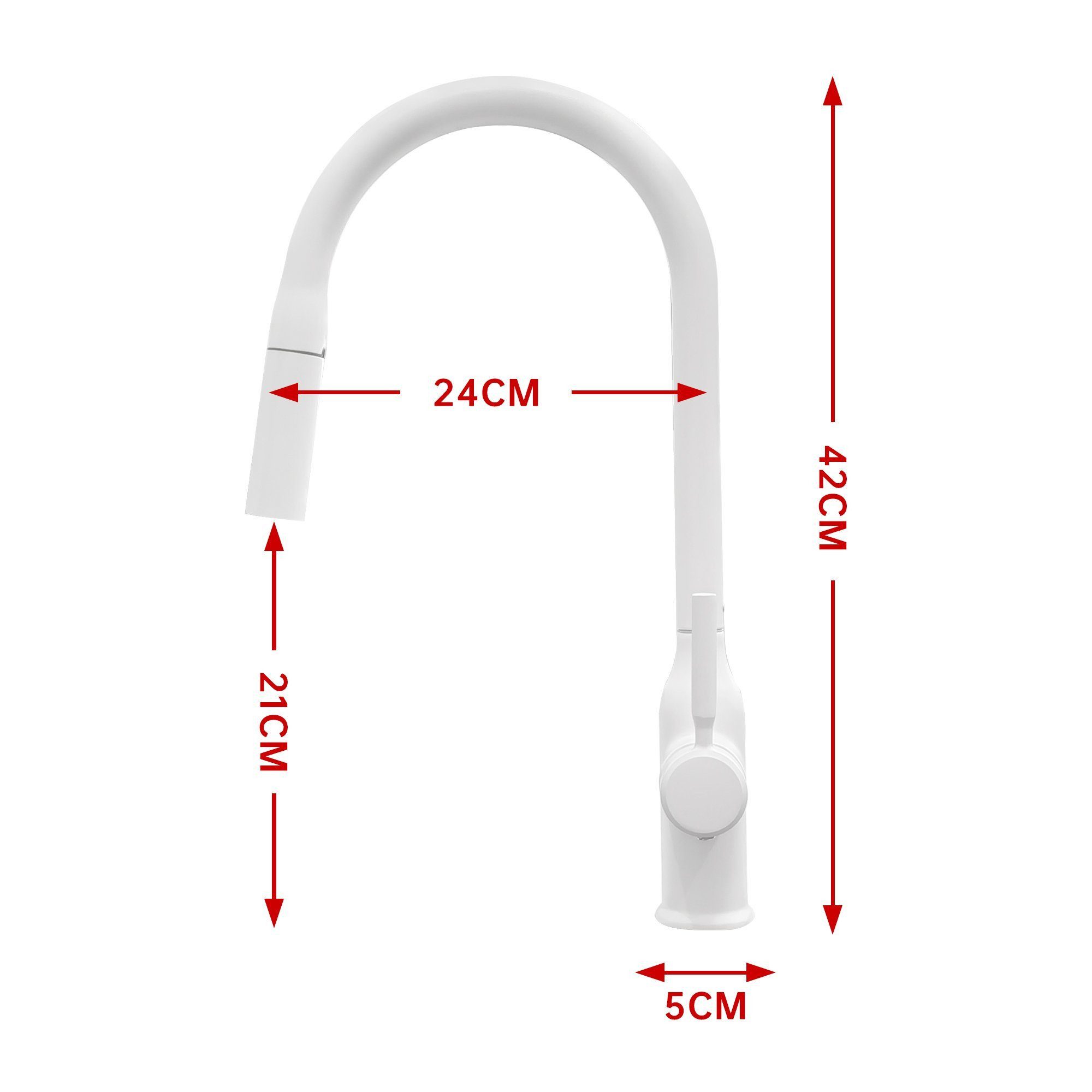 SEHAUSEU Küchenarmatur Wasserhahn Küche Bad Spültischarmatur Waschtischarma günstig online kaufen