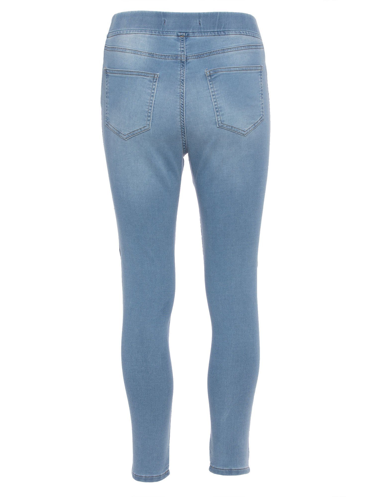 Body Needs Sweatjeans Jeggings figurbetont in Denim Optik günstig online kaufen