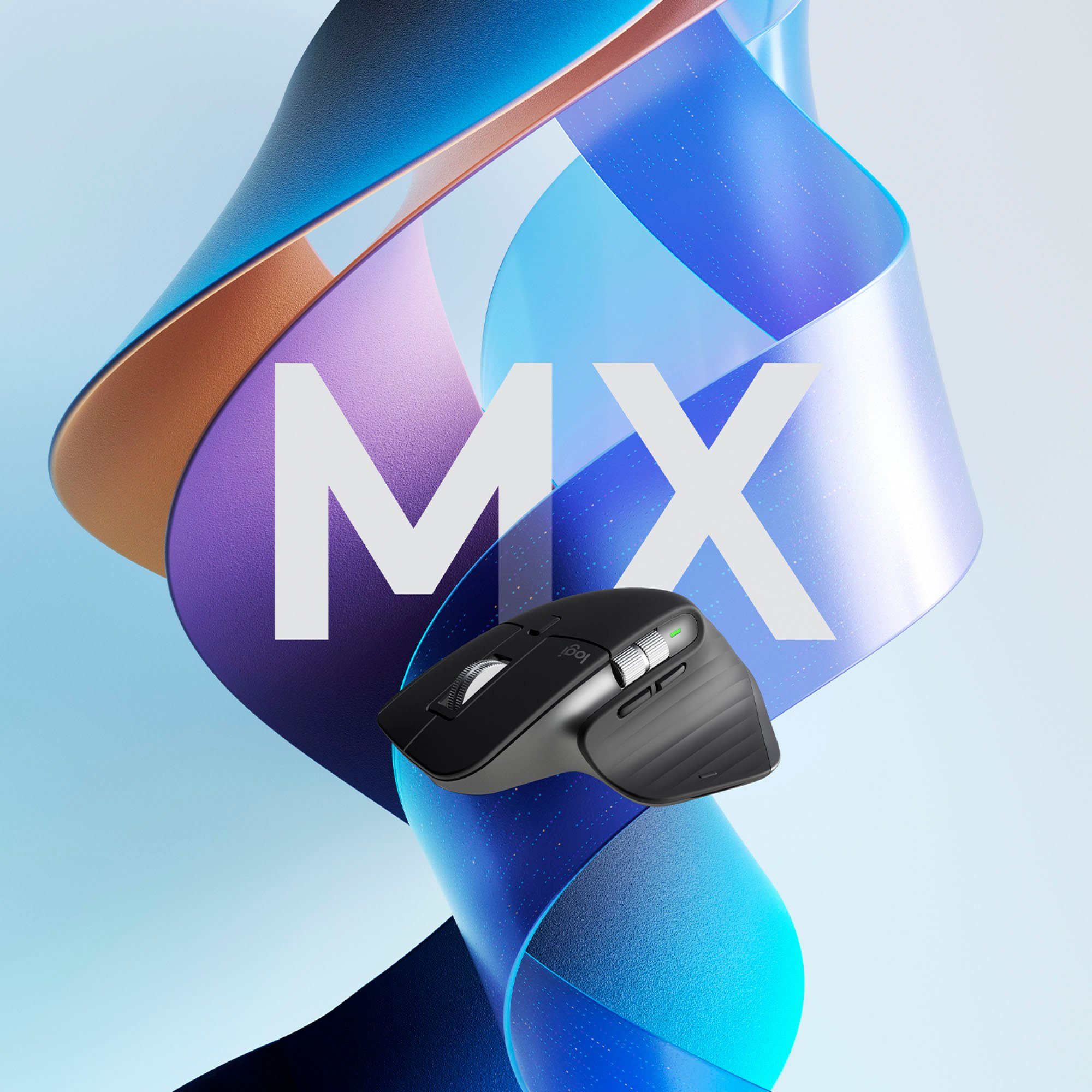 Logitech MX Master 3S Grau Maus (Bluetooth)