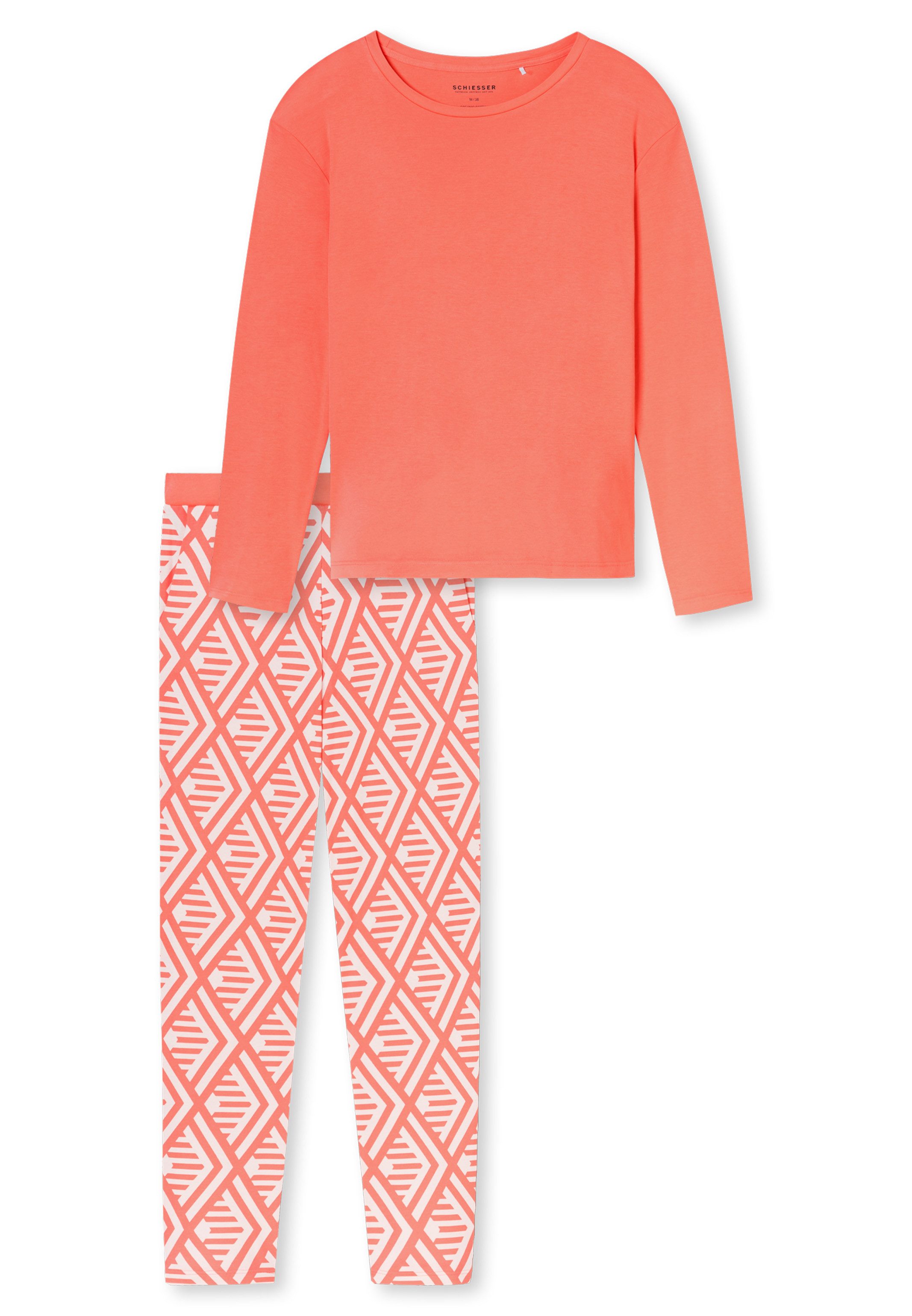 Schiesser Pyjama Modern Nightwear (Set, 2 günstig online kaufen
