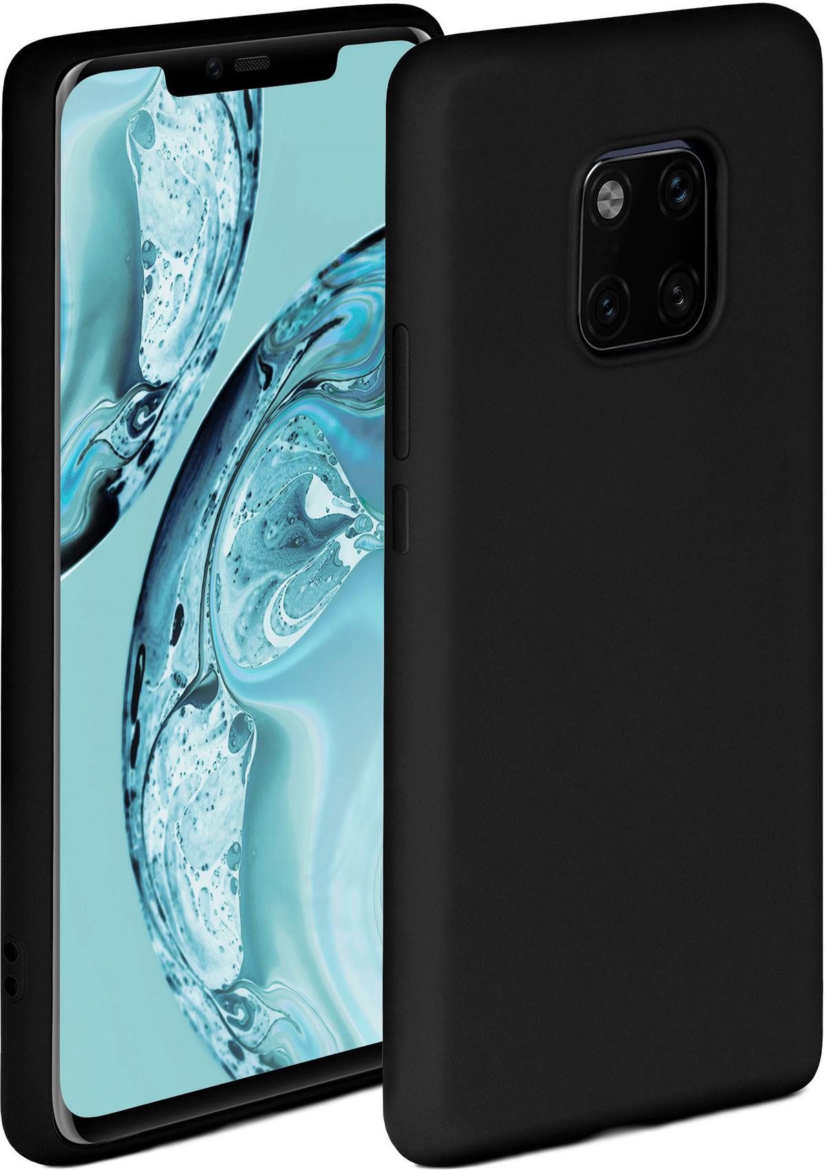 ONEFLOW Handyhülle ONEFLOW® Soft Case für Huawei Mate 20 Pro, Hülle aus Silikon, Back Cover mit Kameraschutz, weiche Silikonhülle