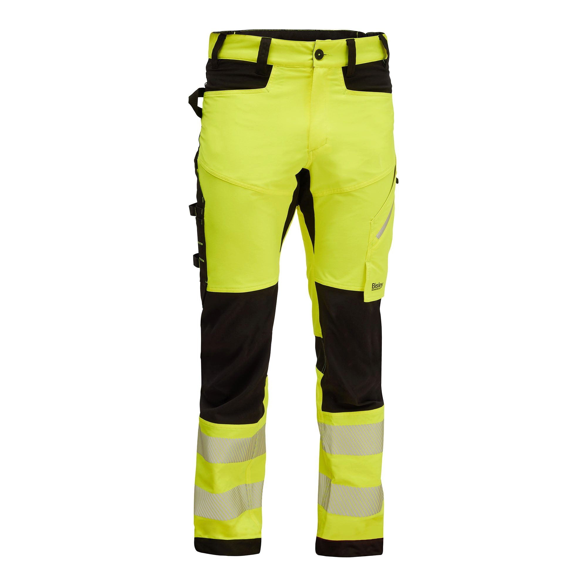 Bisley Workwear Arbeitshose BISLEY BRADFORD HI VIS Arbeitshose Hohe Sichtbarkeit