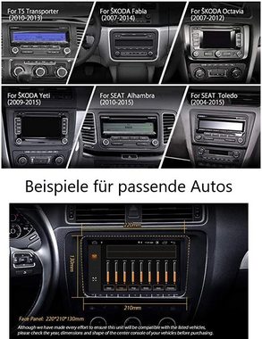 GABITECH 9 zoll Android 13 Autoradio GPS für VW Golf 5/6 V VI, Passat Autoradio (Polo, Jetta, Touran, Candy, Shran, EOS, Skoda Fabia, Octavia Yeti)