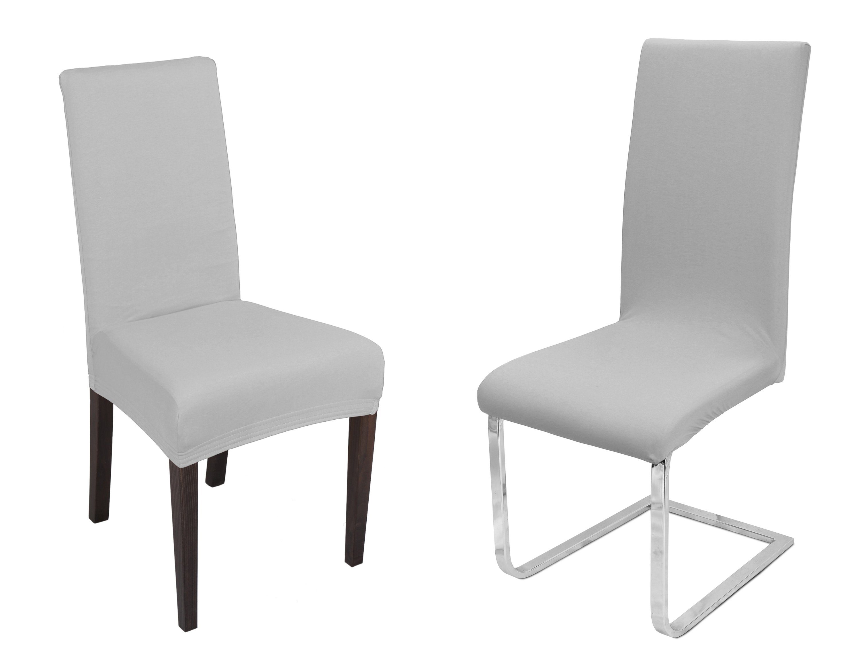 Stuhlhusse Johanna Stuhlhusse elastische Stretch Husse Bi-Elastic, Baumwolle