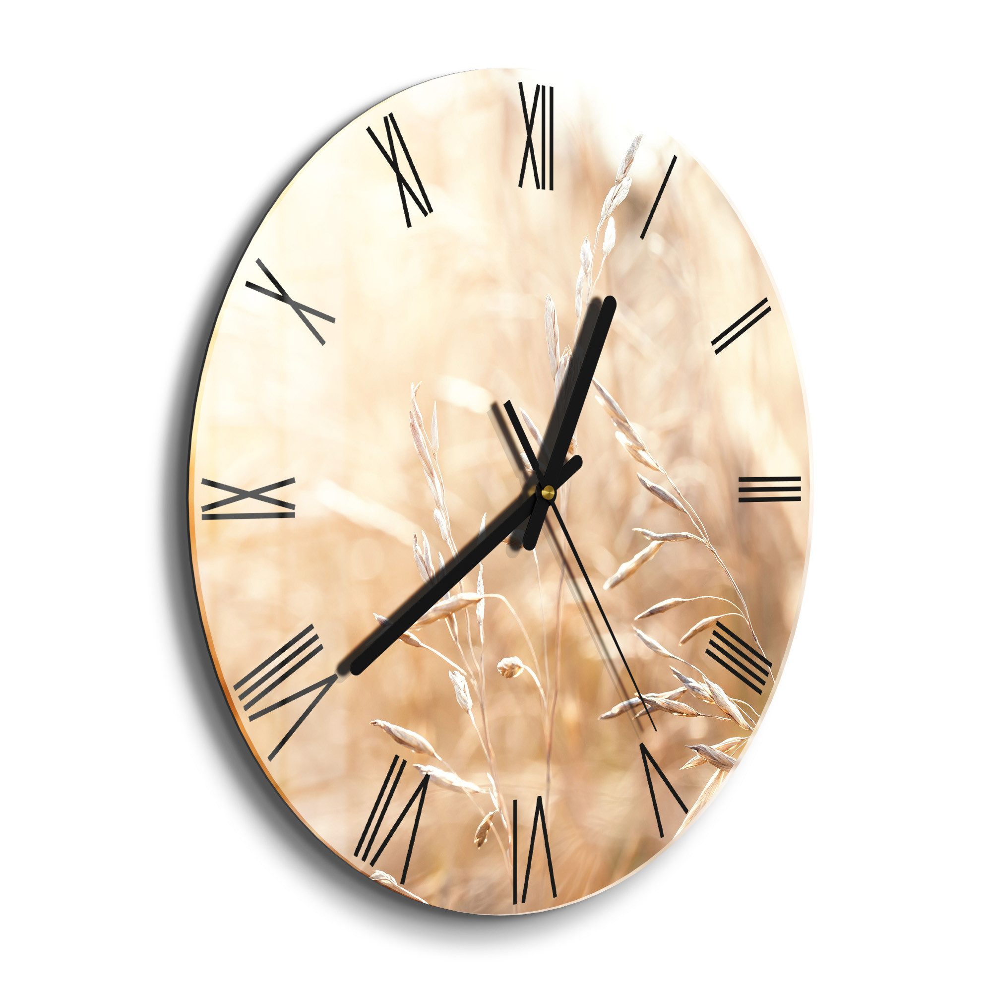 DEQORI Wanduhr 'Felder im Sonnenglanz' (Glas günstig online kaufen