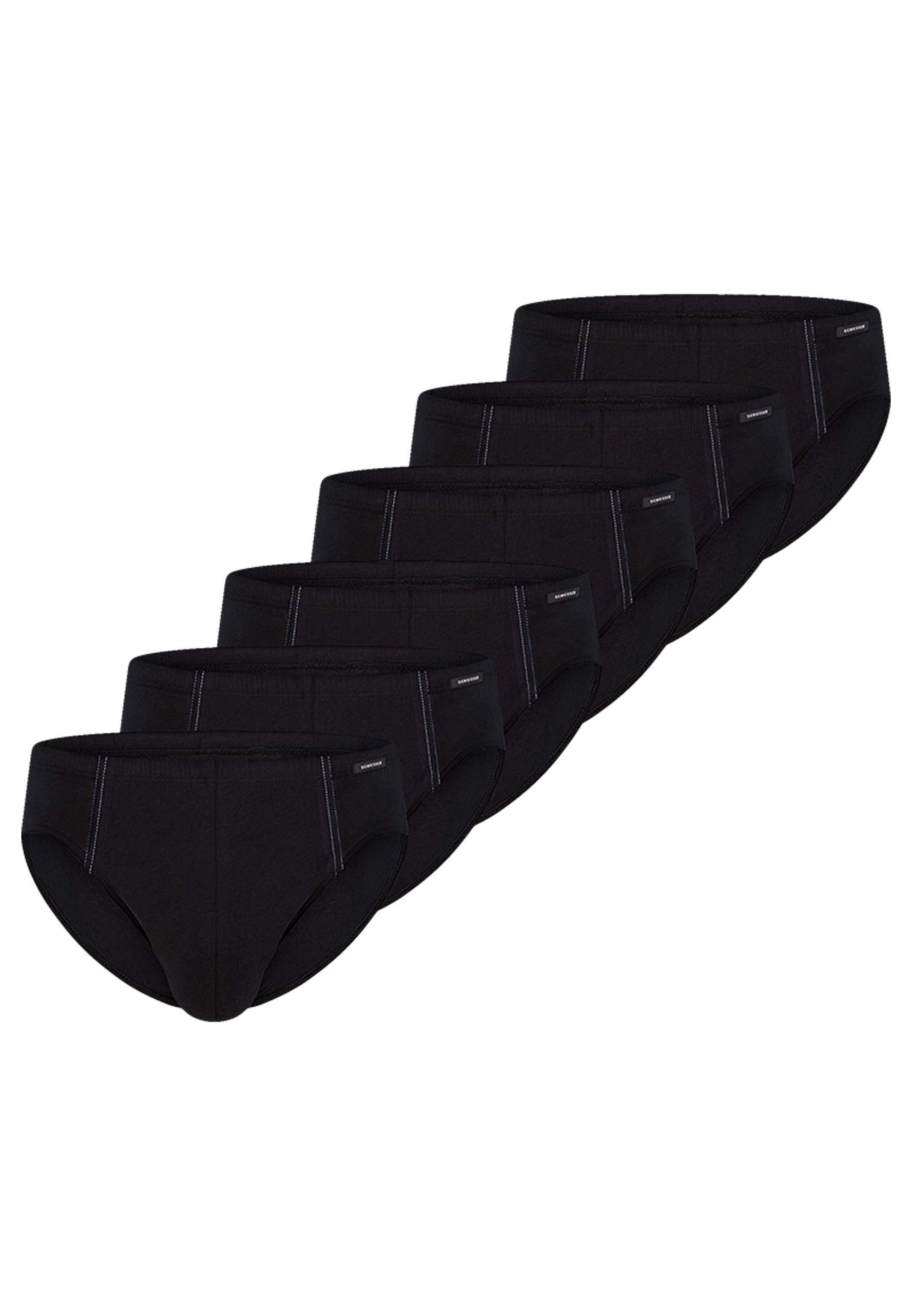 Schiesser Slip 6er Pack Cotton Essential (Spar-Set) Mini Slip / Unterhose - Baumwolle - ohne Eingriff