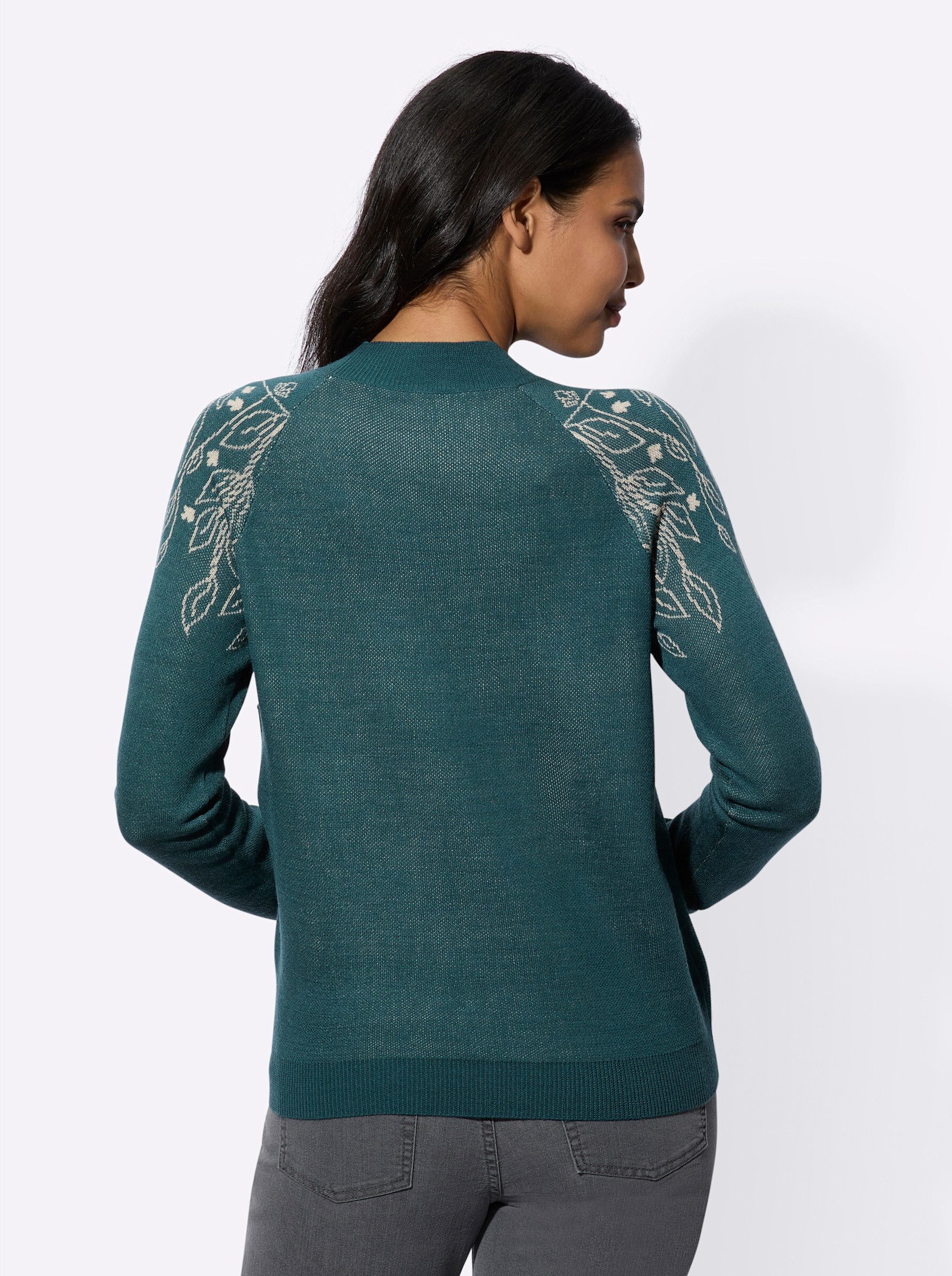 Sieh an! Strickpullover Stehkragenpullover . günstig online kaufen