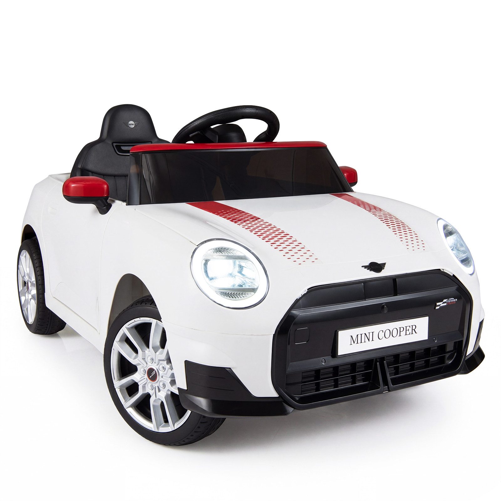 KOMFOTTEU Elektro-Kinderauto Elektrofahrzeug, Belastbarkeit 30 kg, mit Fernbedienung