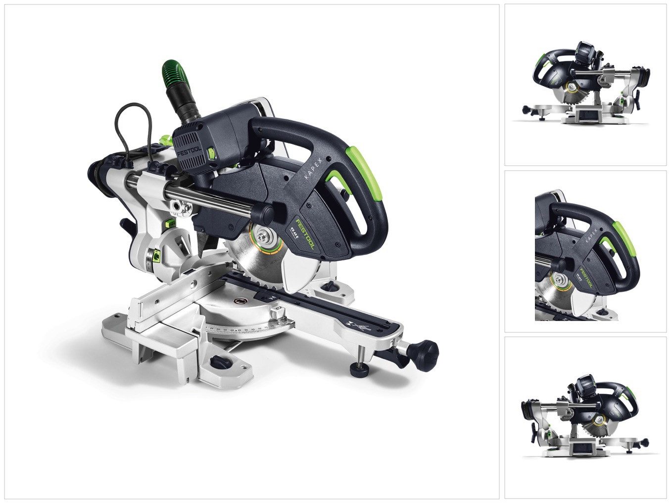 FESTOOL Kapp- und Gehrungssäge KS 60 E KAPEX Kapp Zugsäge 1200W 216mm + Sägeblatt HW (561683)