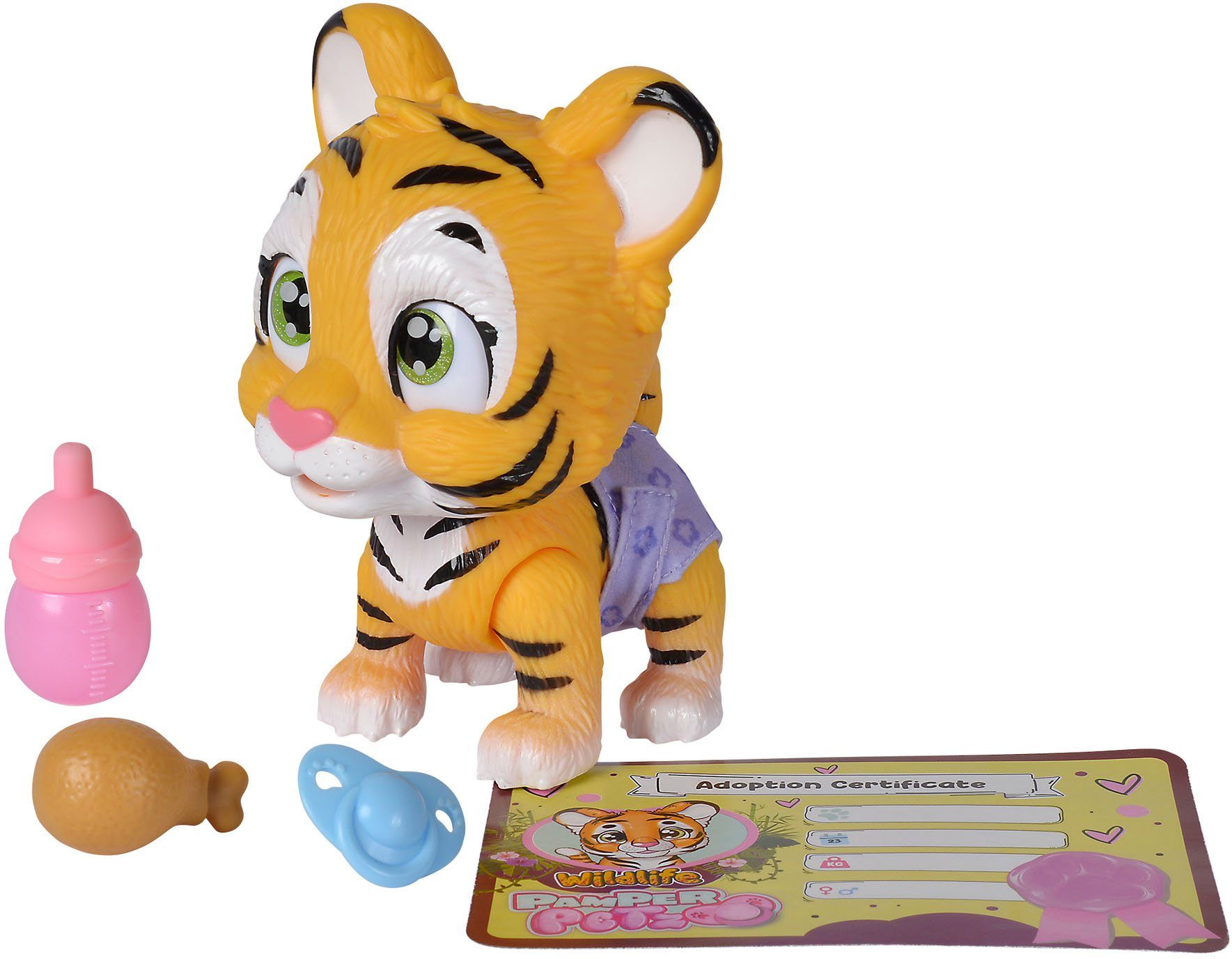 SIMBA Spielfigur Pamper Petz Tiger, mit Funktionen