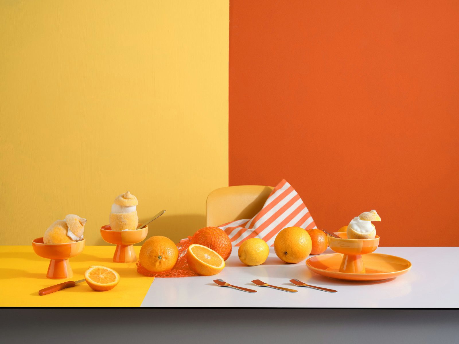 ASA SELECTION Etagere joy Etagere 4-stufig orange smoothie 61cm, Steingut, (Etageren)