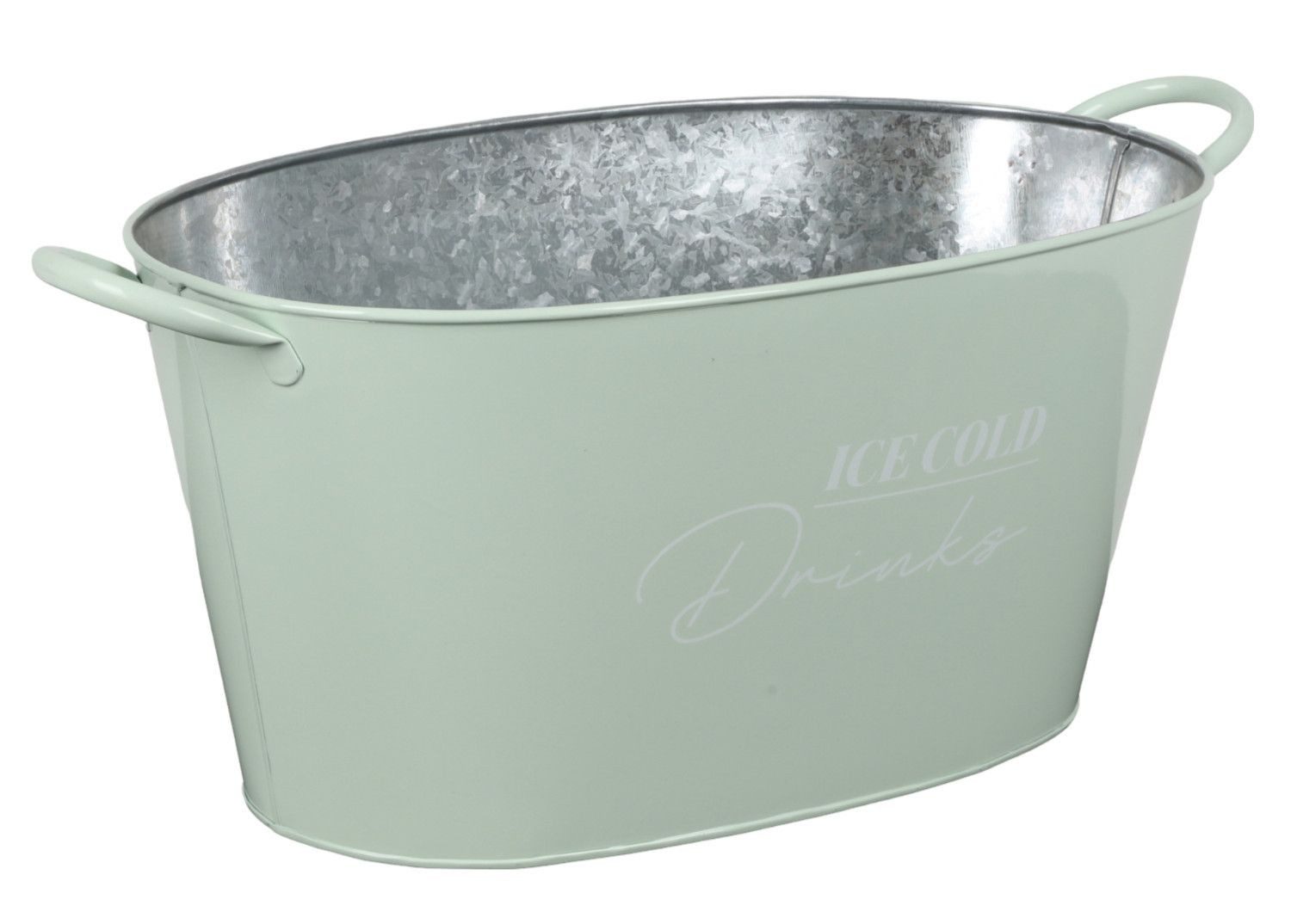 BURI Pflanzkübel Zinkwanne Ice Cold Getränkekühler Getränkewanne Pflanzgefäß