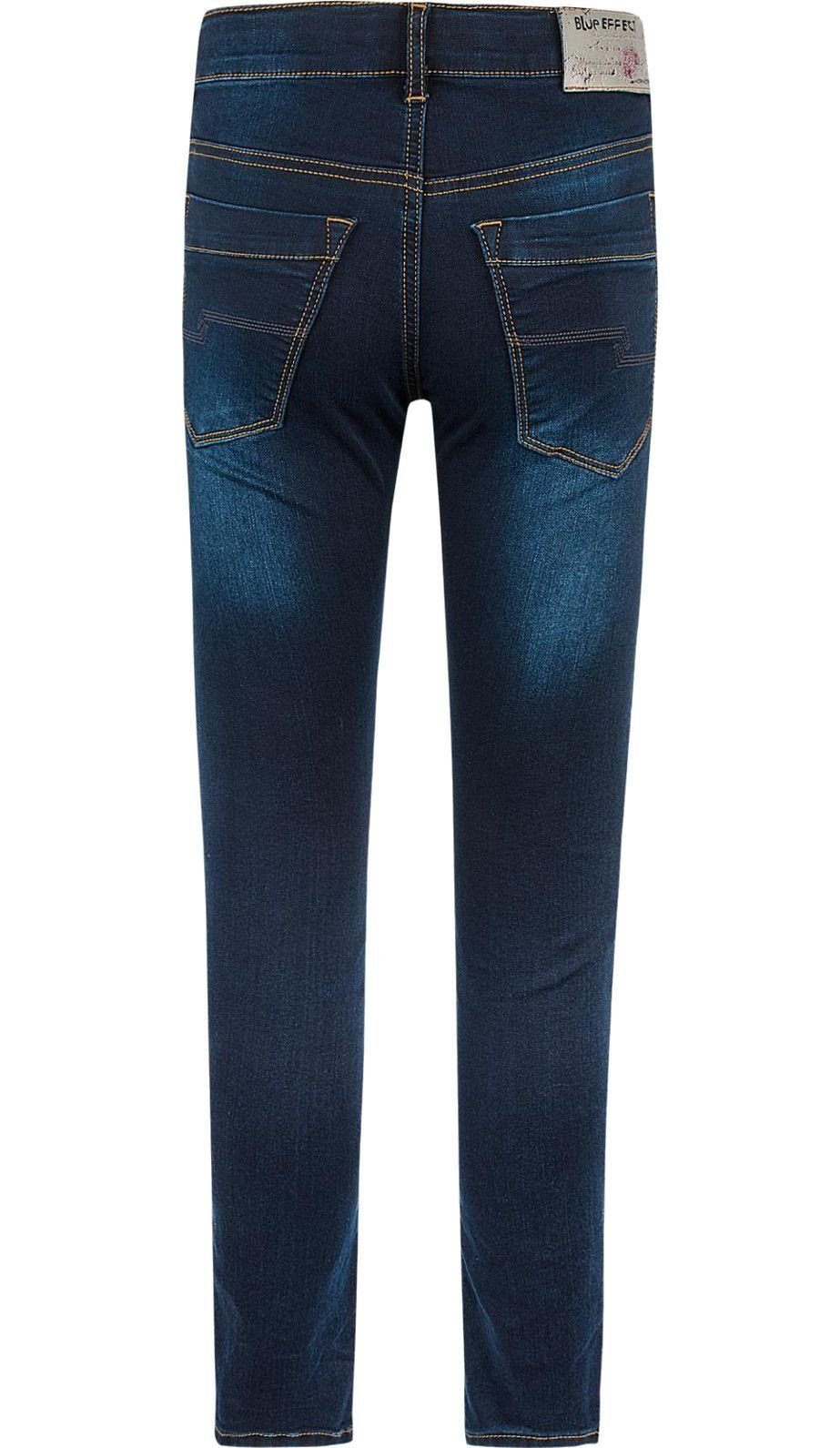 BLUE EFFECT Regular-fit-Jeans Jeans Hose dark Skinny regular fit blue ultrastretch