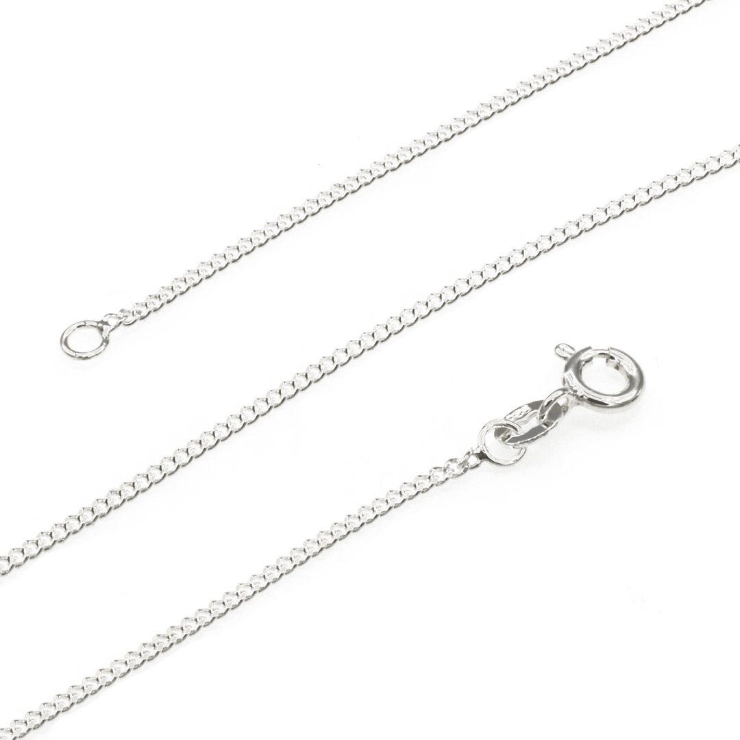 Order & Smile Schmuck Silberkette Panzerkette: Silberkette Kette 925 Silber, gestempelt