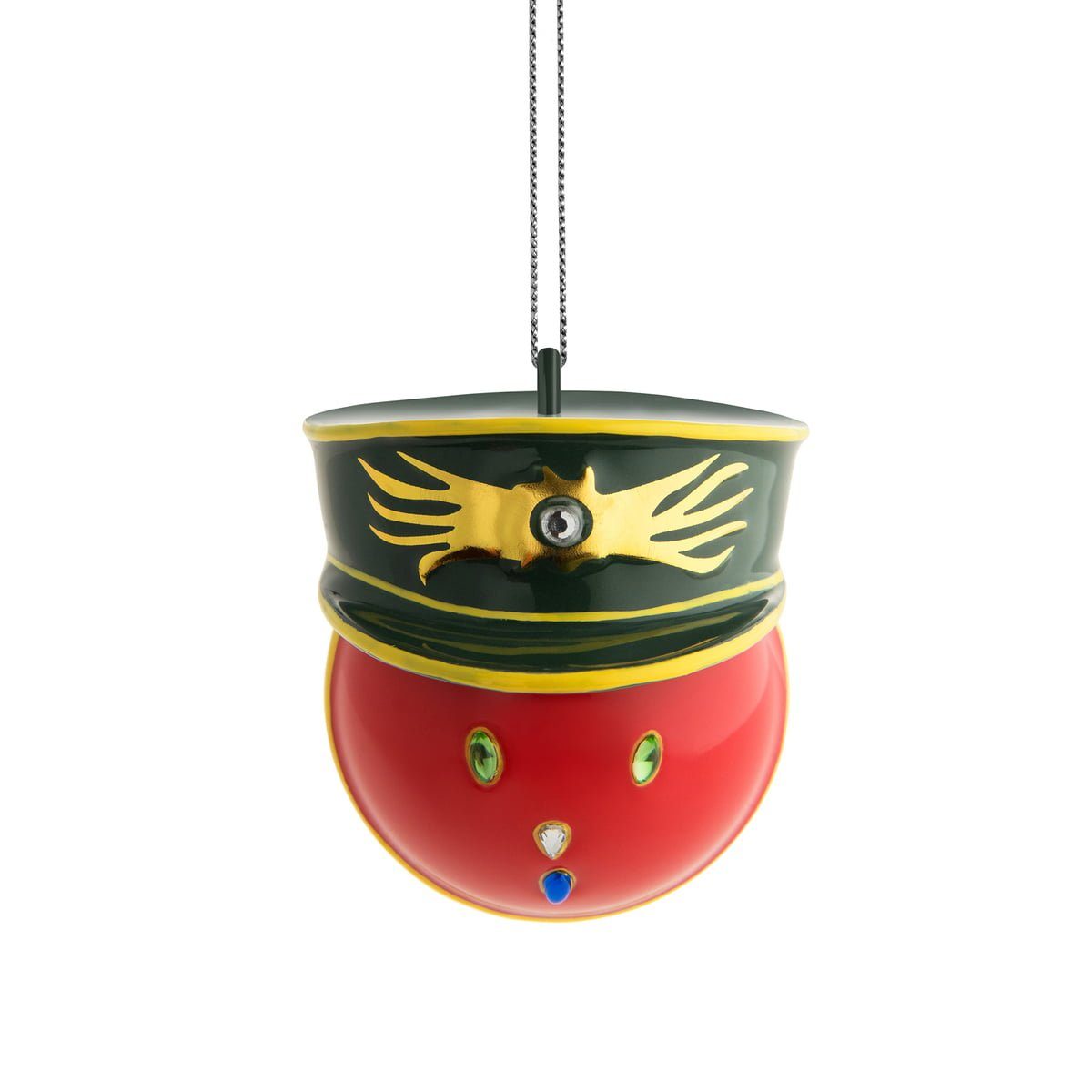 Alessi Weihnachtsfigur Generale Corallo Dekokugel