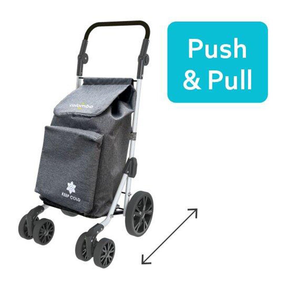 Bischof Einkaufstrolley keep cold, 44 l, wasserdichte Tasche aus Polyester, zusätzlich 4 Liter Kühlfach