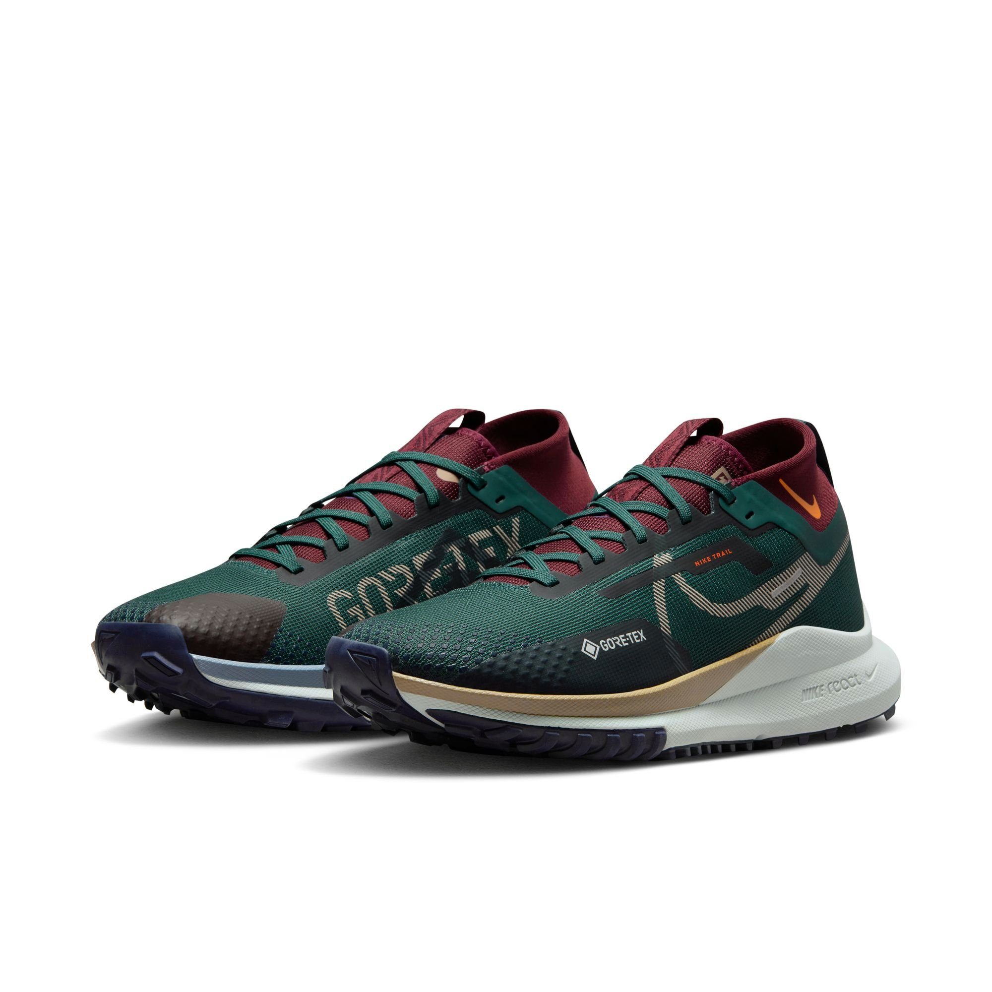 Nike PEGASUS TRAIL 4 GORE-TEX WATERPROO Laufschuh wasserdicht grün