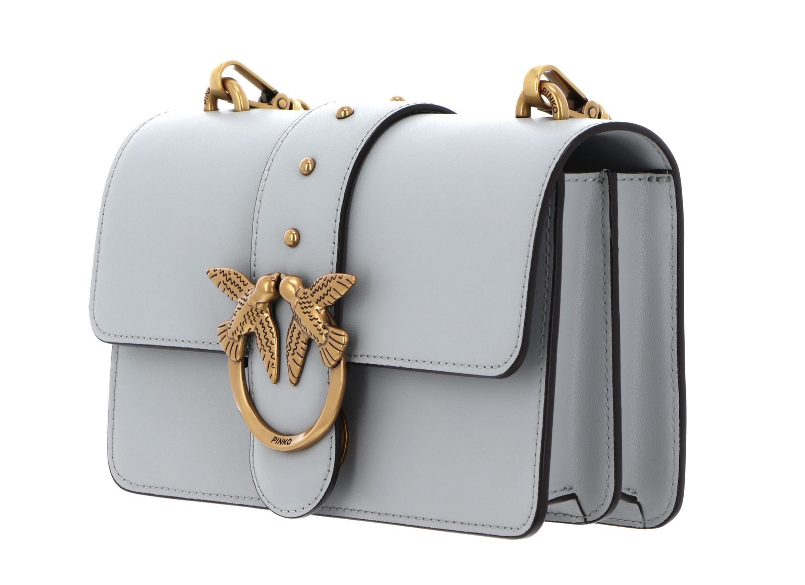 PINKO Umhängetasche Mini ST. CL., aus echtem Rindsleder