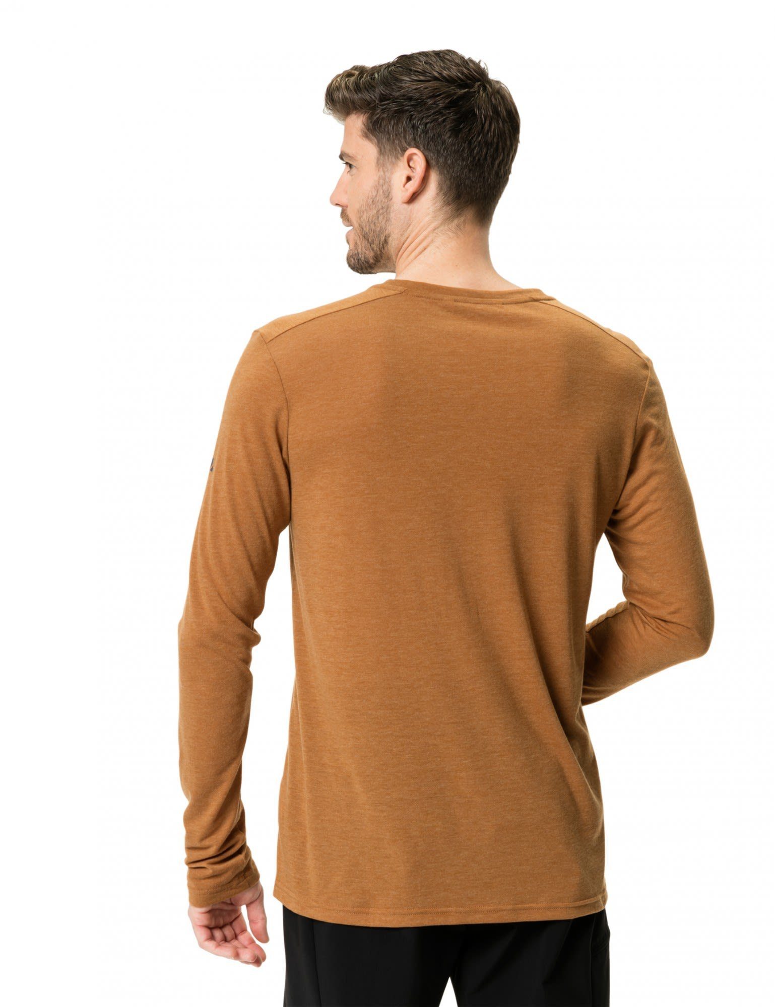 VAUDE Langarmshirt Brown T-shirt Brown Vaude Mens Rosemoor Iii Herren Long-sleeve
