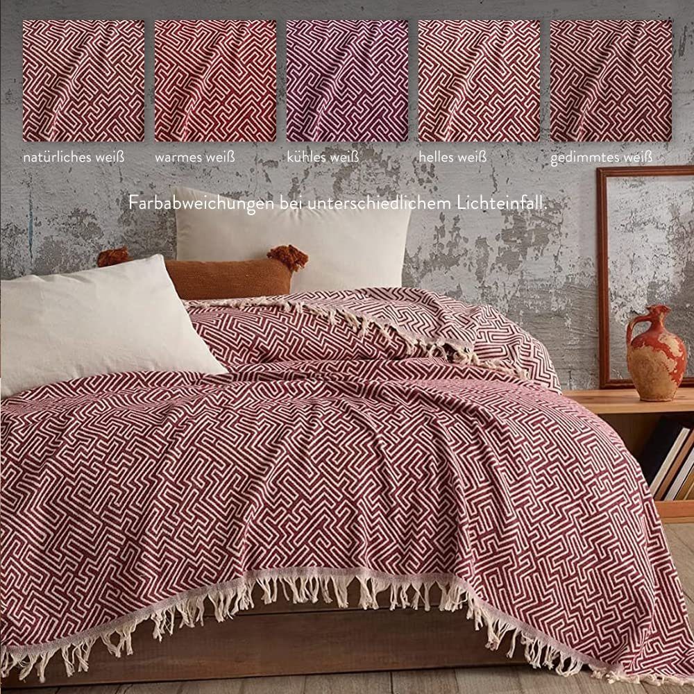 BOHORIA Tagesdecke BOHORIA® Premium Tagesdecke "Ubud" günstig online kaufen