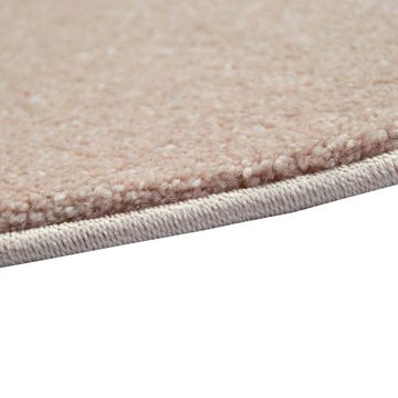 Teppich Kinderzimmer Teppich Wolke Spielteppich in Rosa, Carpetia, Oval, Hoch-Tief-Effekt, Allergiker geeignet