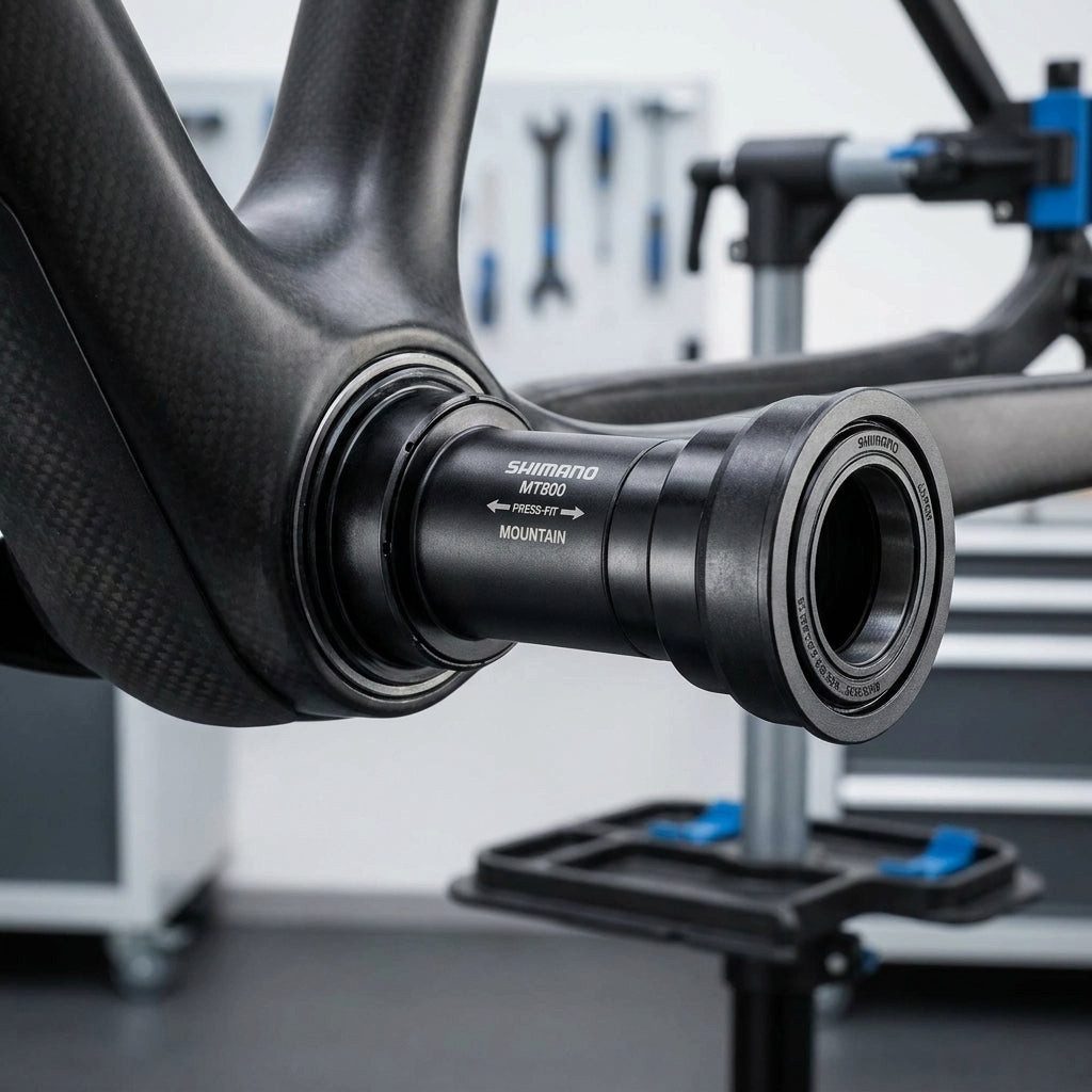 Shimano Fahrradpedale SHIMANO Innenlager MT800 Press-Fit - langlebiges Pressfit-Innenlager f