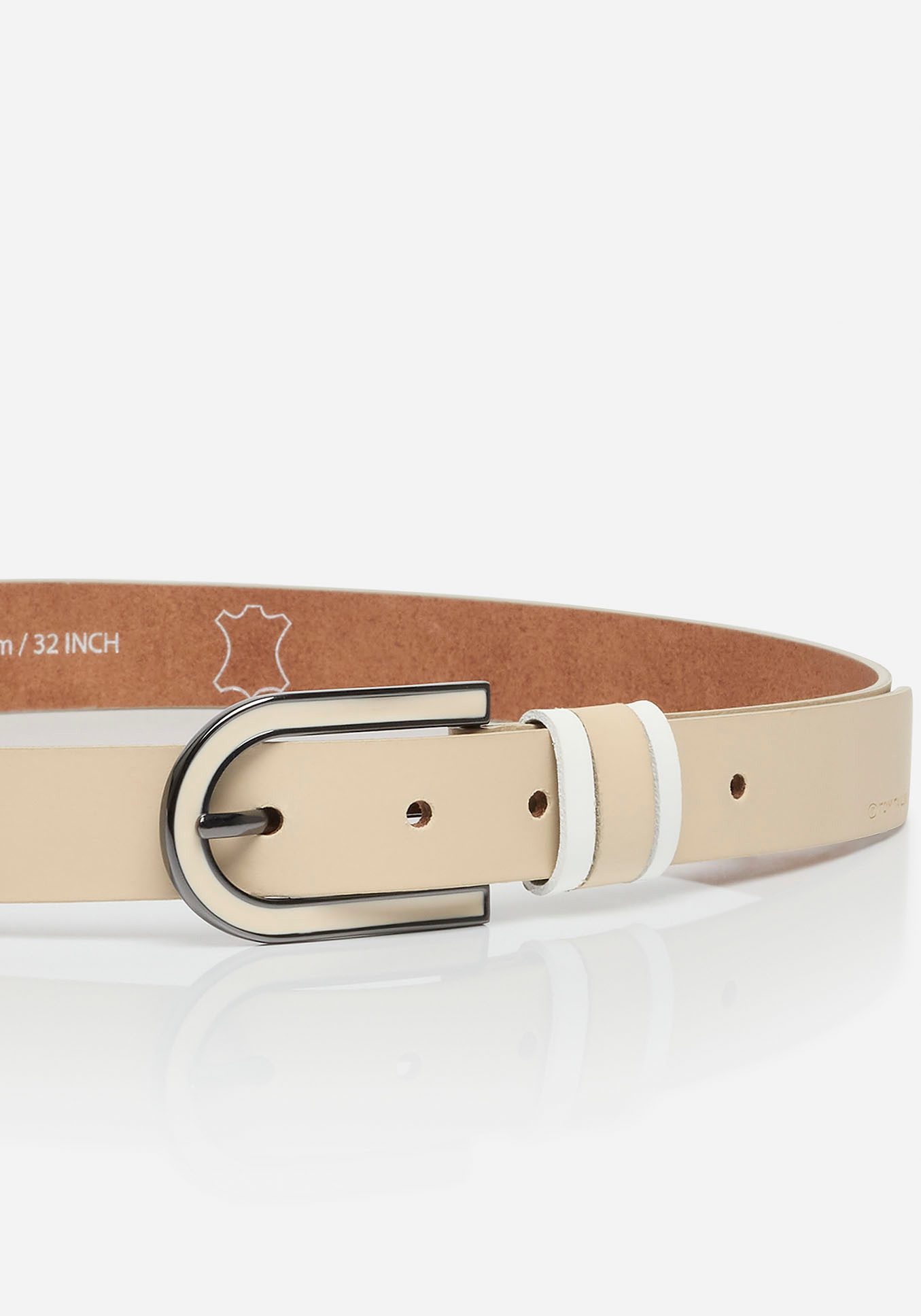 TOM TAILOR Ledergürtel TTSHINEAD 2,5 cm breiter Damengürtel, Must-Have für günstig online kaufen