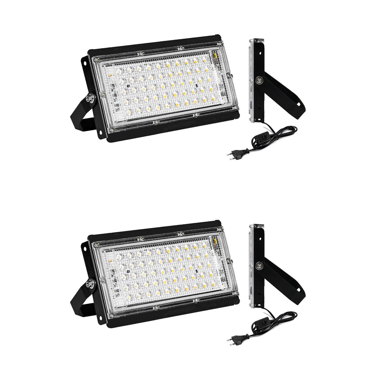 Qualra Pflanzenlampe LED Pflanzenlampe 50/100W Vollspektrum 50/96LEDs für Z günstig online kaufen