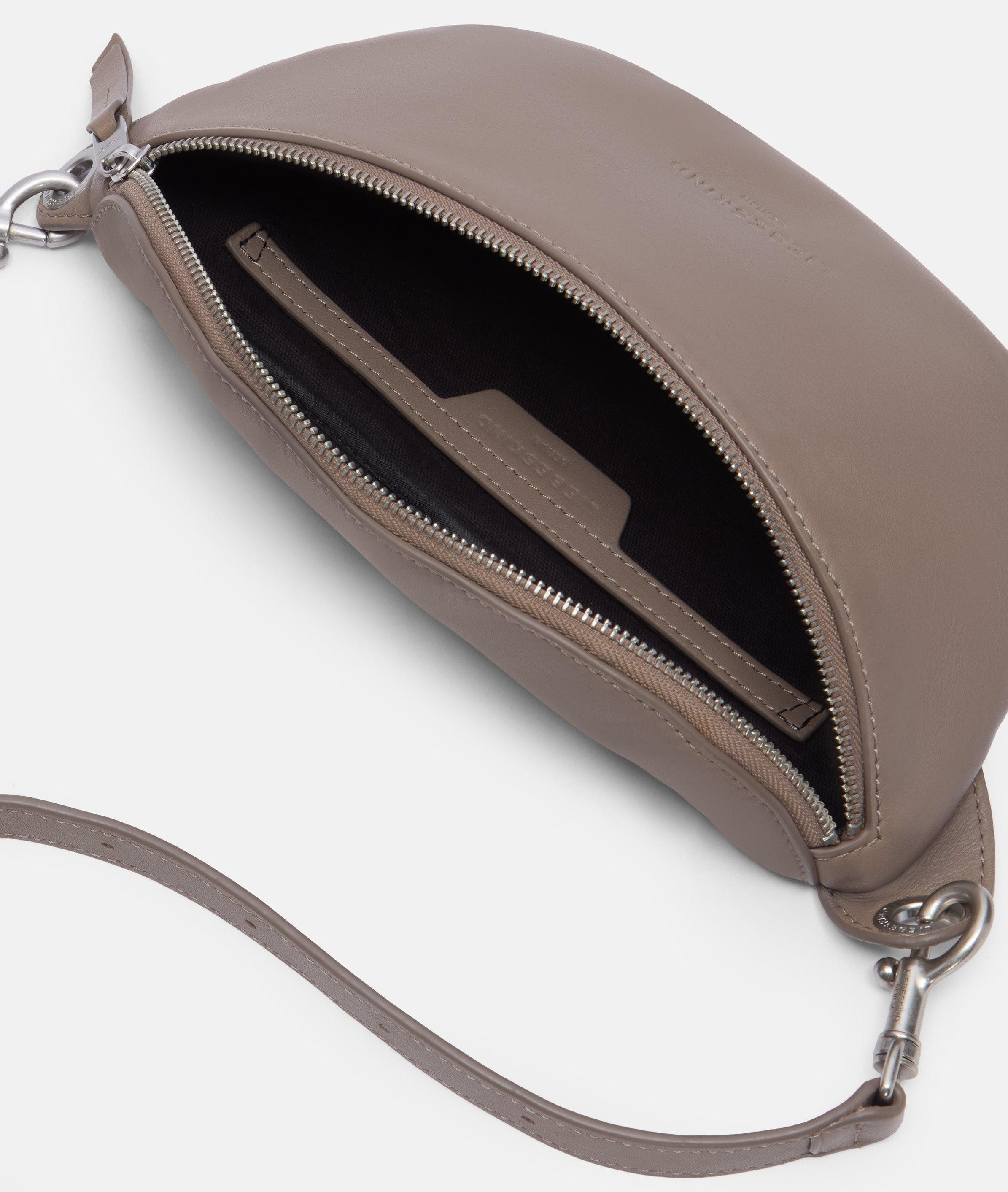 Liebeskind Berlin Gürteltasche Tavia Umhängetasche M, Geräumige Gürteltasche aus Schafsleder