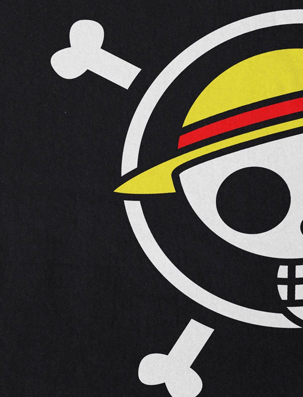 style3 T-Shirt Herren Jolly pirat Roger Print-Shirt strohhut