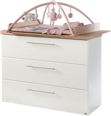 roba® Babyzimmer-Komplettset Nele, (Set, 3-St., Kinderbett, Schrank, Wickelkommode), Made in Europe; mit Kinderbett, Schrank und Wickelkommode