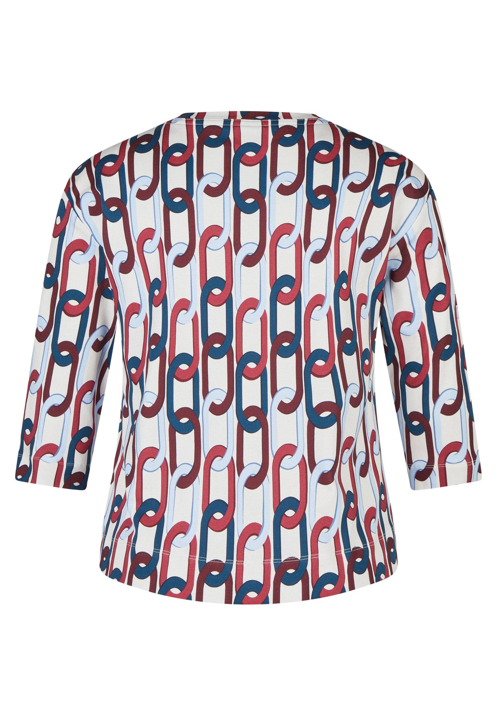 Rabe 3/4-Arm-Shirt mit grafischem Muster