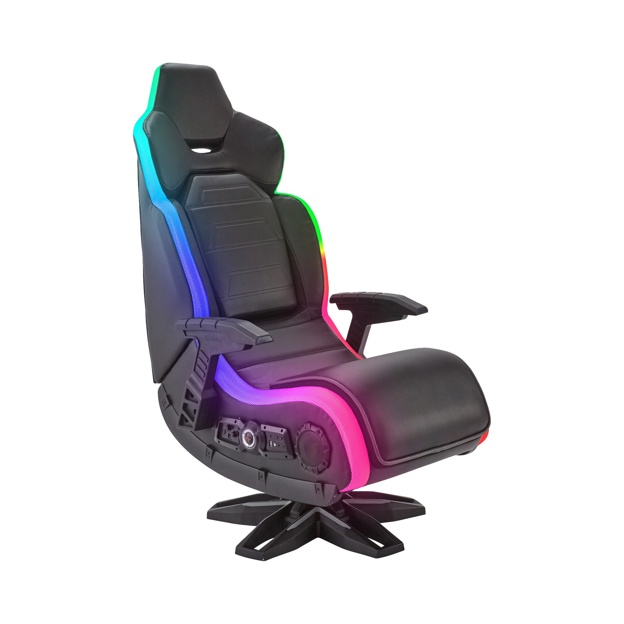 X Rocker Multimediasessel Evo Elite RGB 4.1 Gaming & Entertainment Sessel mit 4.1 Soundsystem