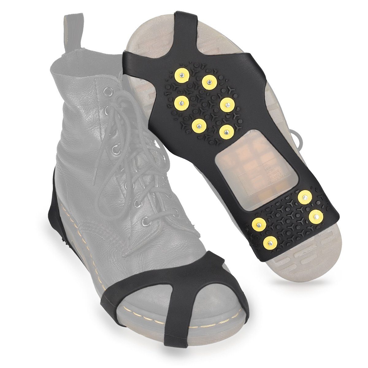 Spikes Mikro-Spikes für Schuhe Silikon Mikro Schuhspikes mit 10 Metall