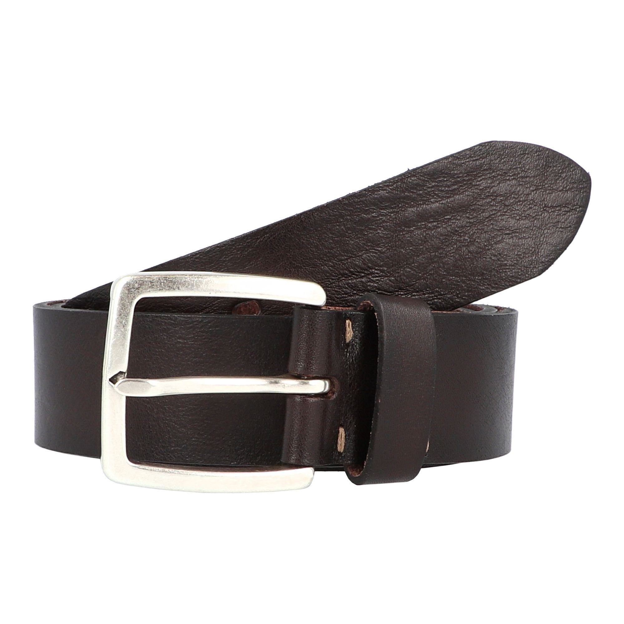 Men’s LLOYD Dornschließe rotbraun Ledergürtel Belts