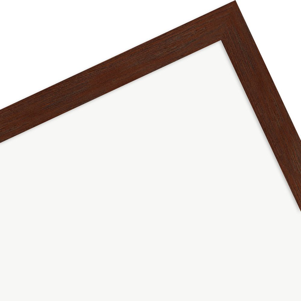 WANDStyle Galerierahmen G950 30x60 cm, für 3 Bilder, im Format 15x20 cm, aus Massivholz in der Farbe Nussbaum